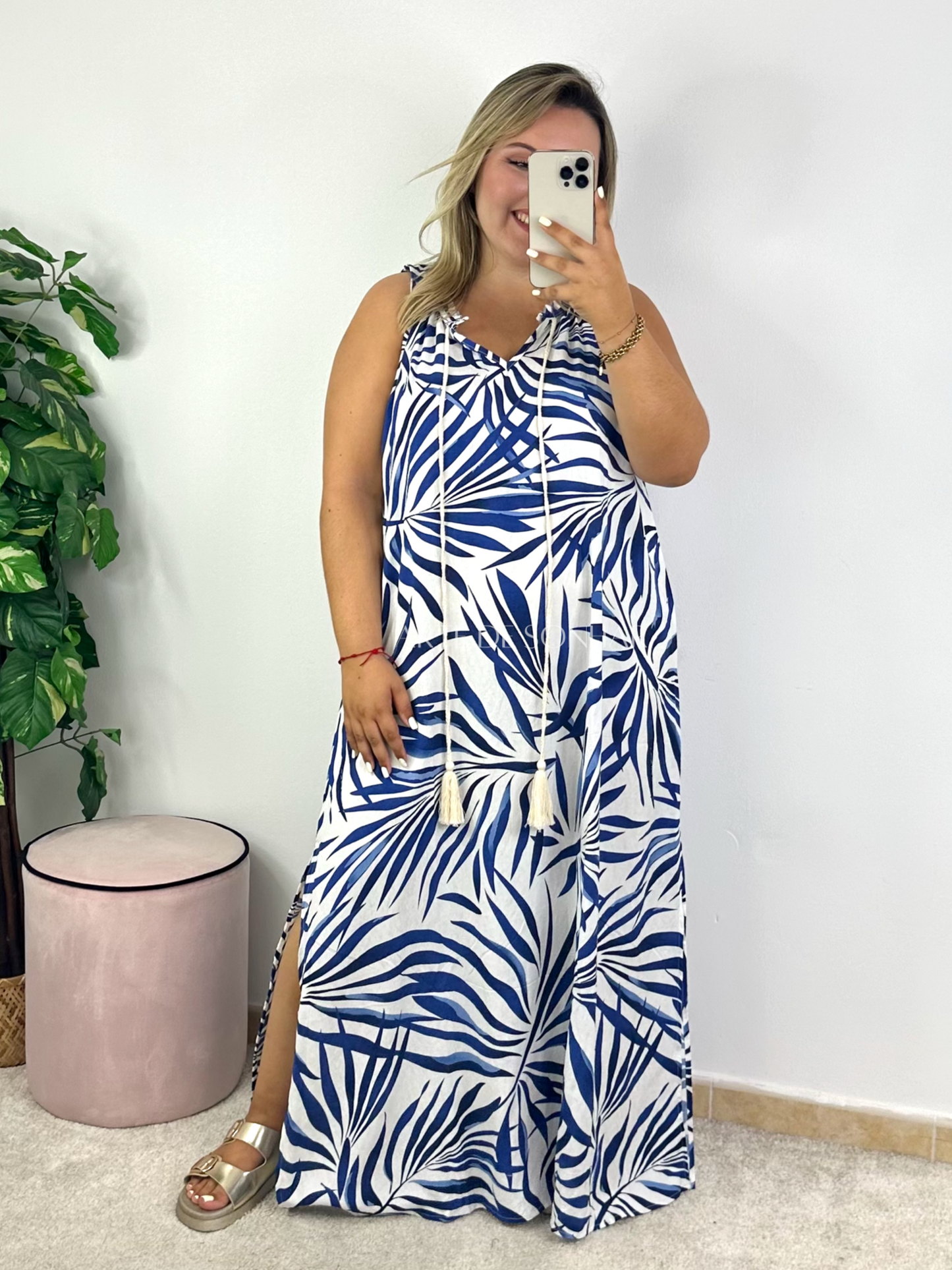 Vestido Folhas
