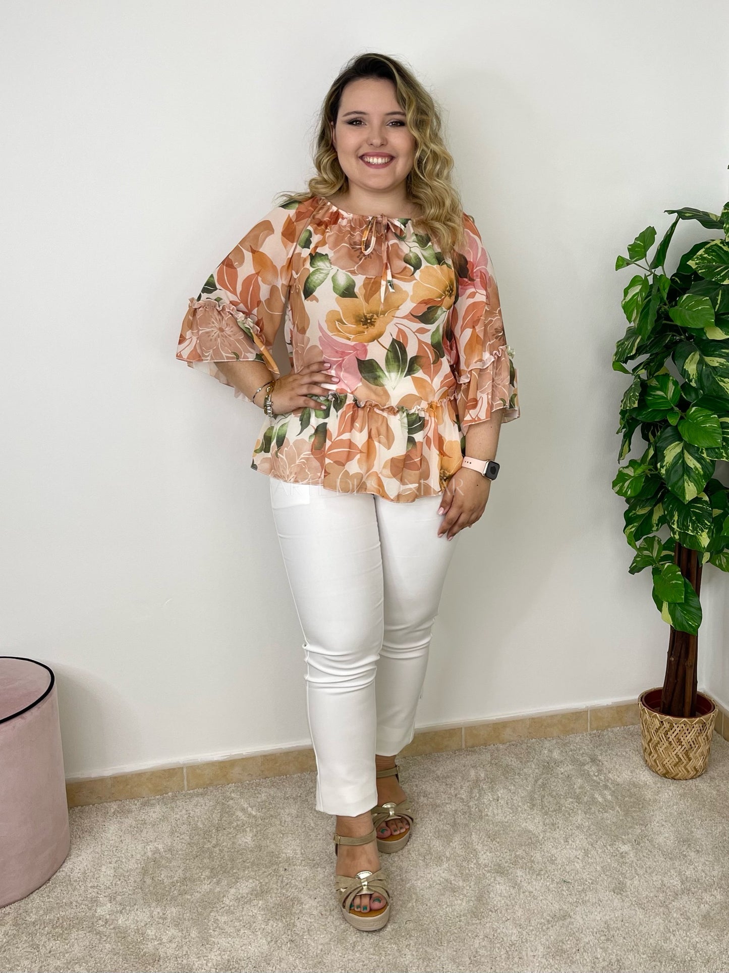 Blusa de flores