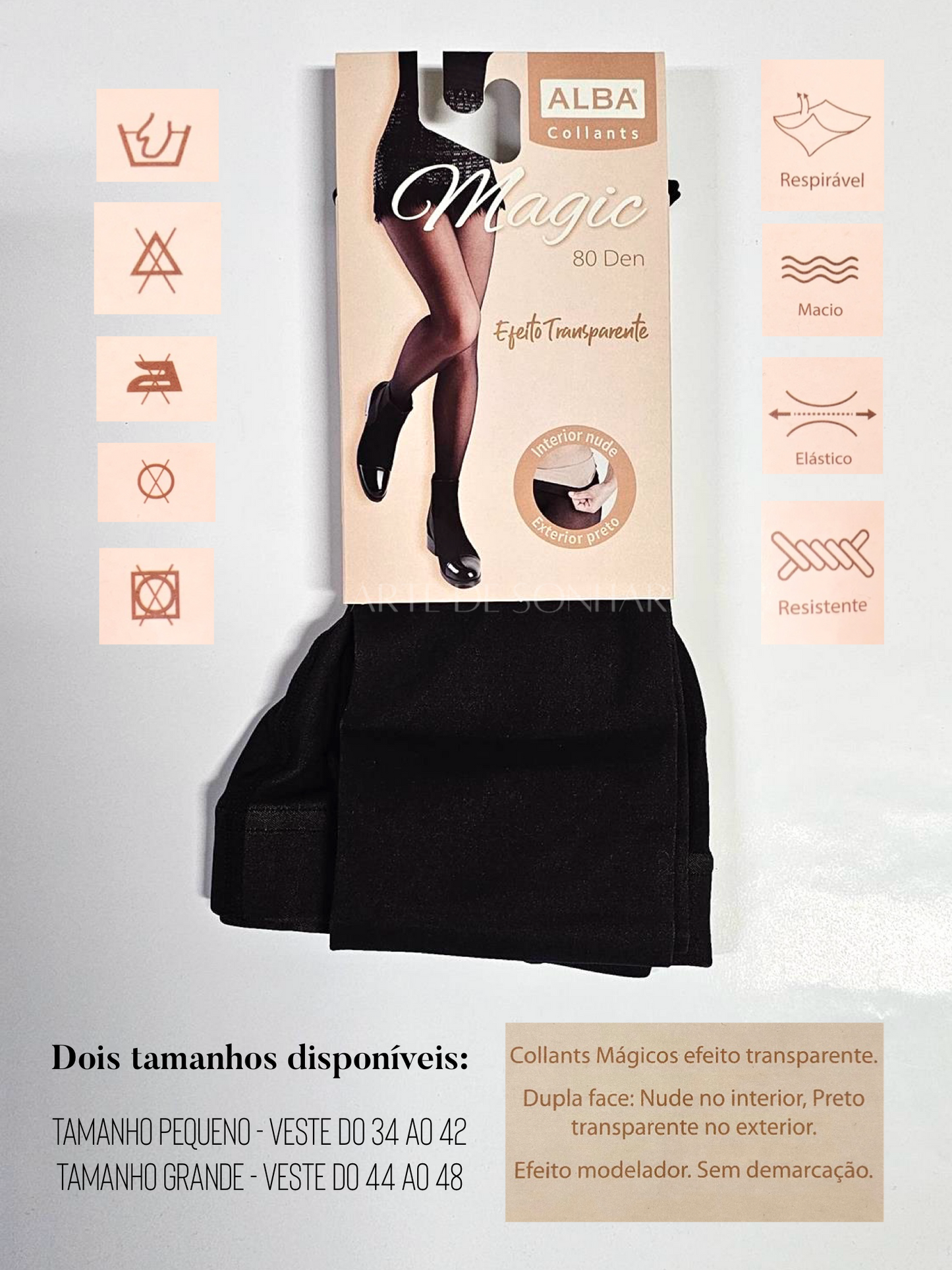 Collants Mágicos Tamanho Grande (44-48) 🇵🇹