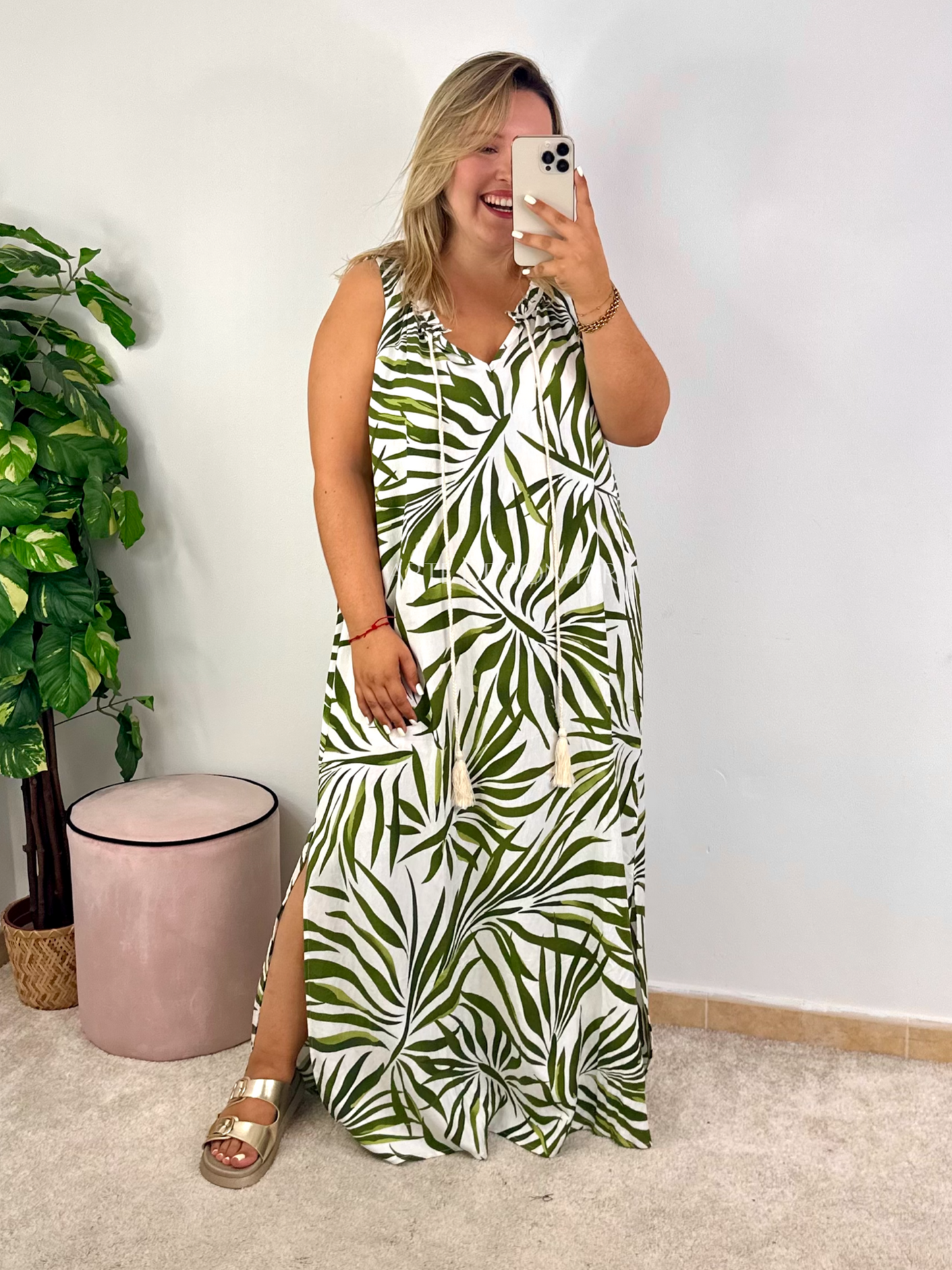 Vestido Folhas