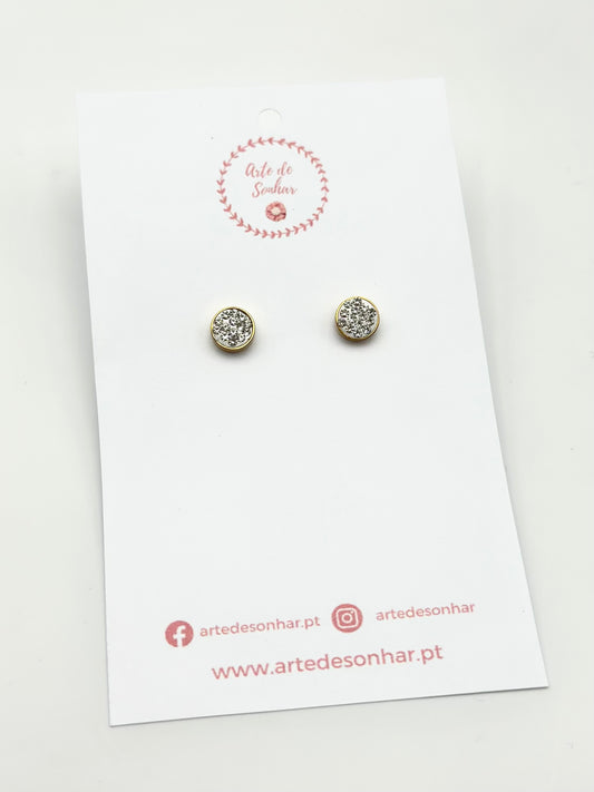 Brincos círculos brilhantes