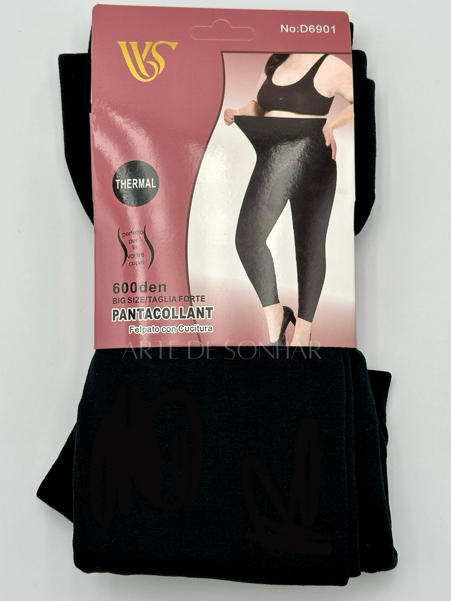 Collants térmicos sem pé Tamanho Único (36-44)