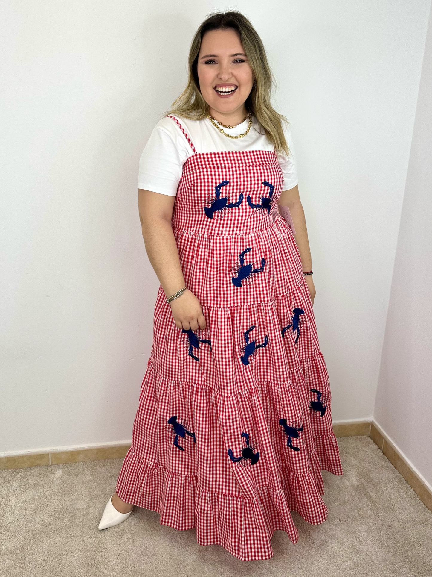 Vestido das lagostas