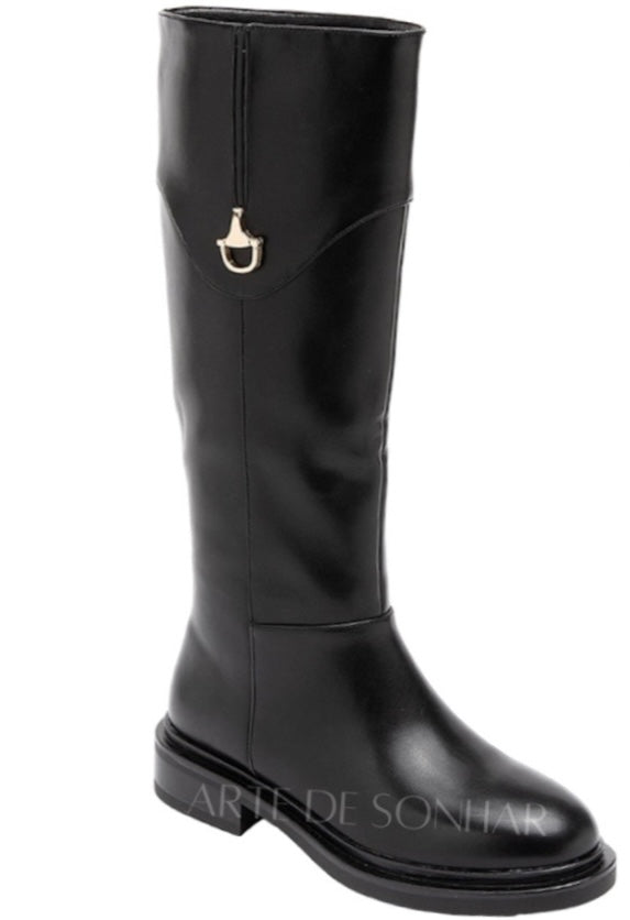 Botas estilo cavaleira