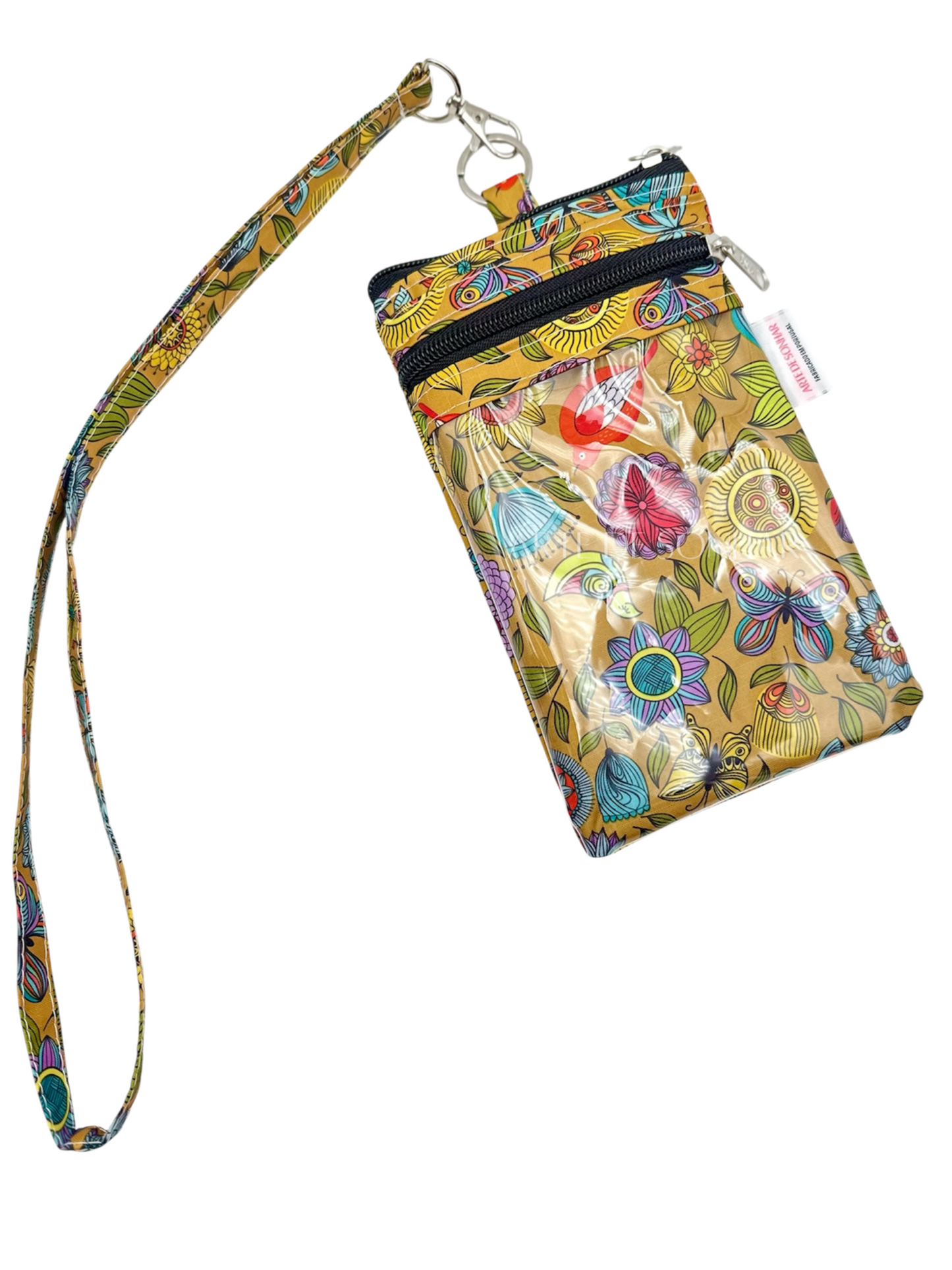 Bolsa de telemóvel de pescoço M amarela