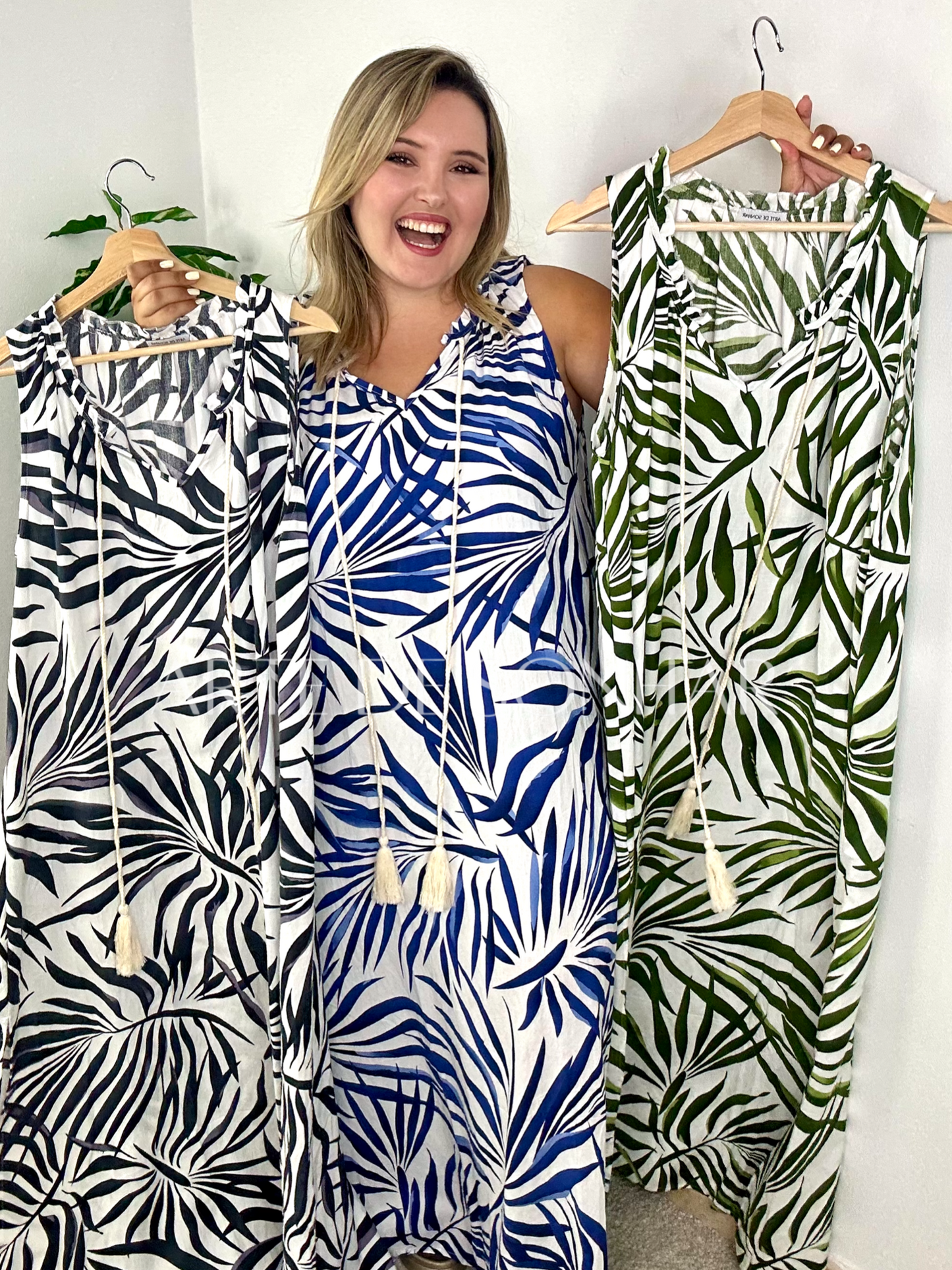 Vestido Folhas