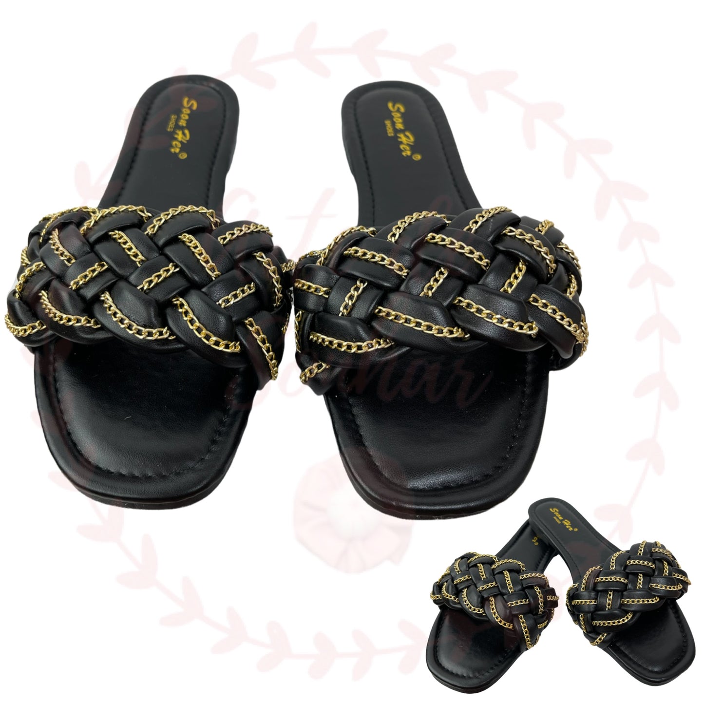 Chinelas pretas