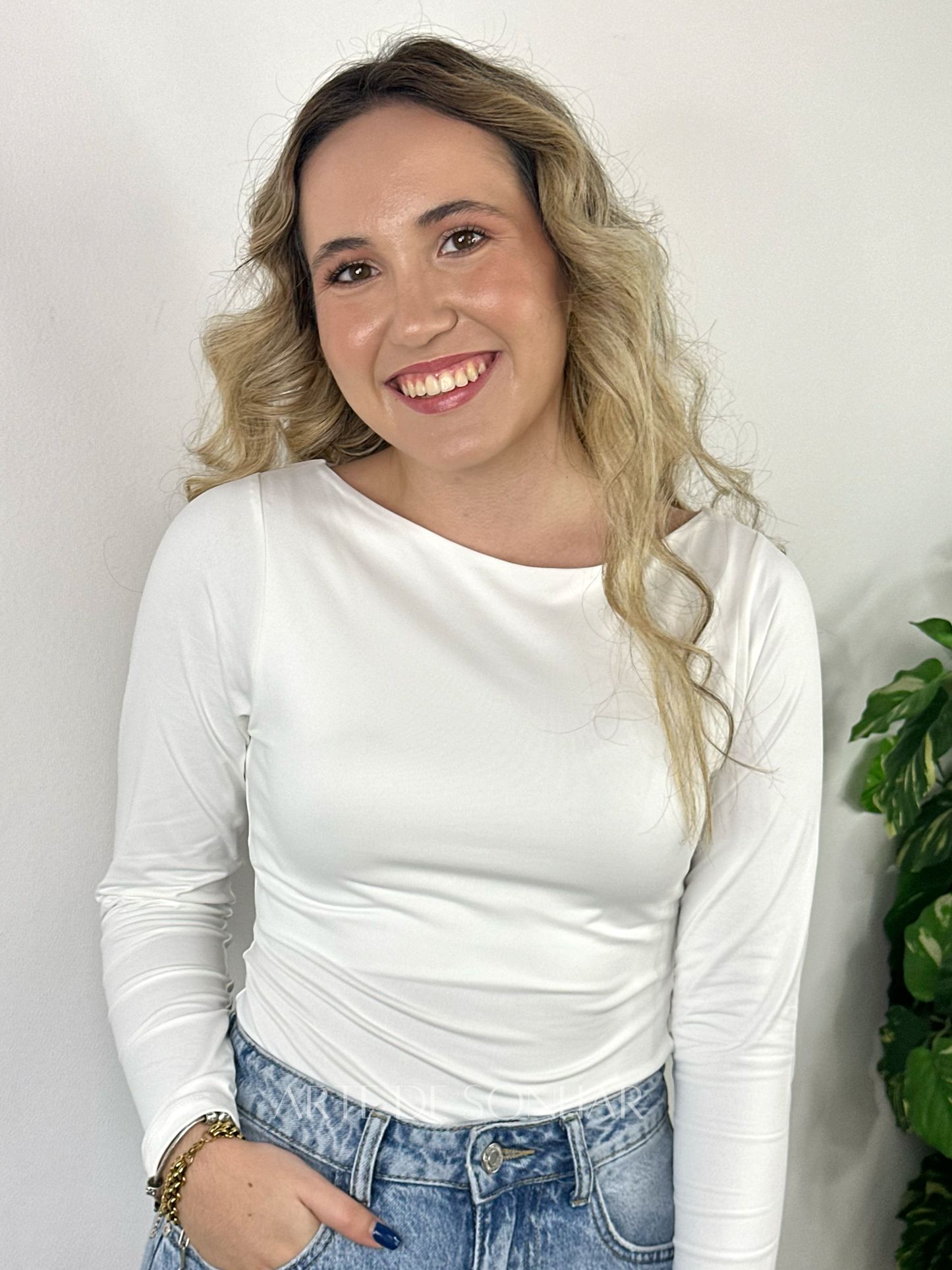 Body de licra branco 🇵🇹