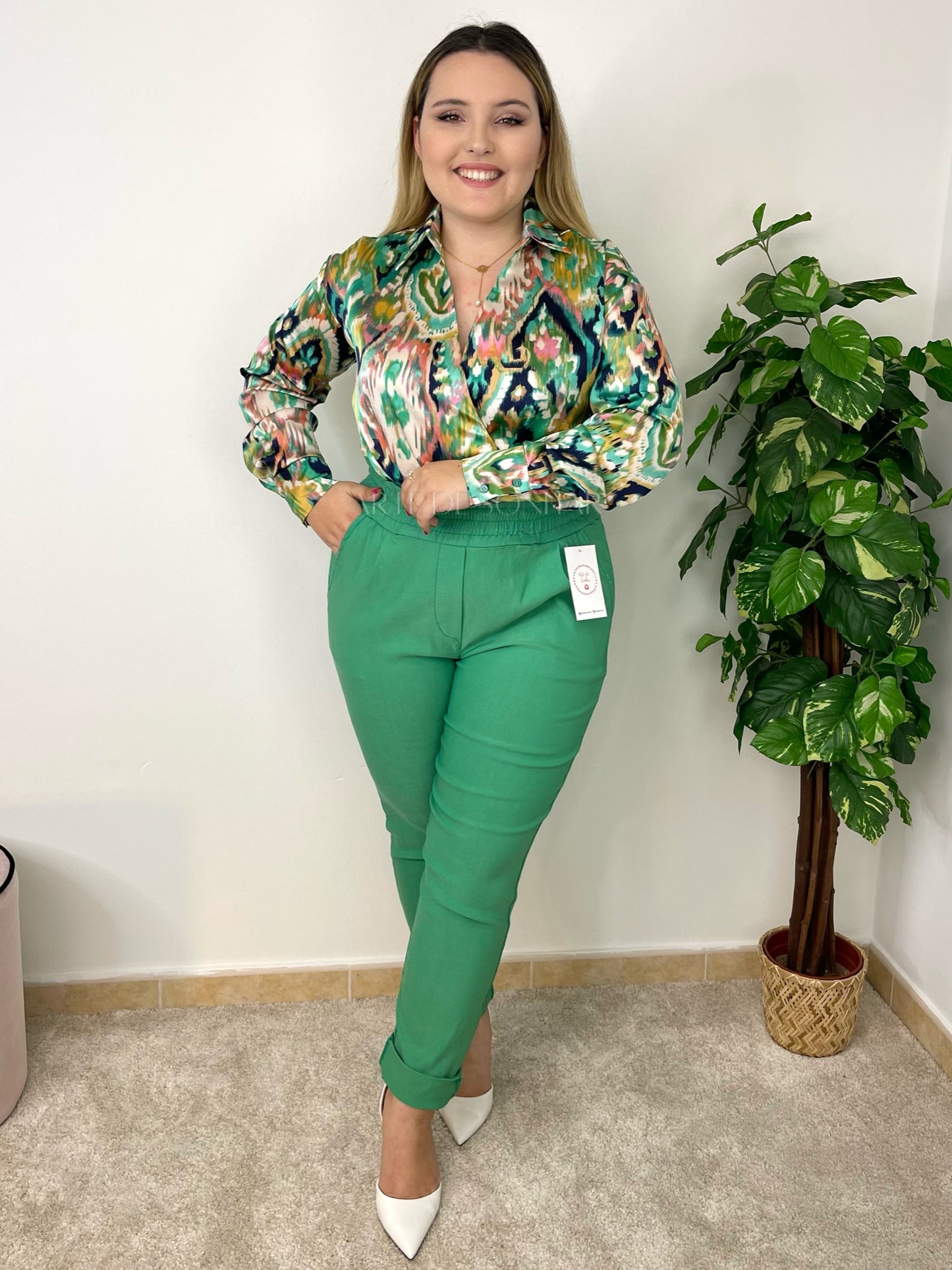 Blusa estilo pincelada