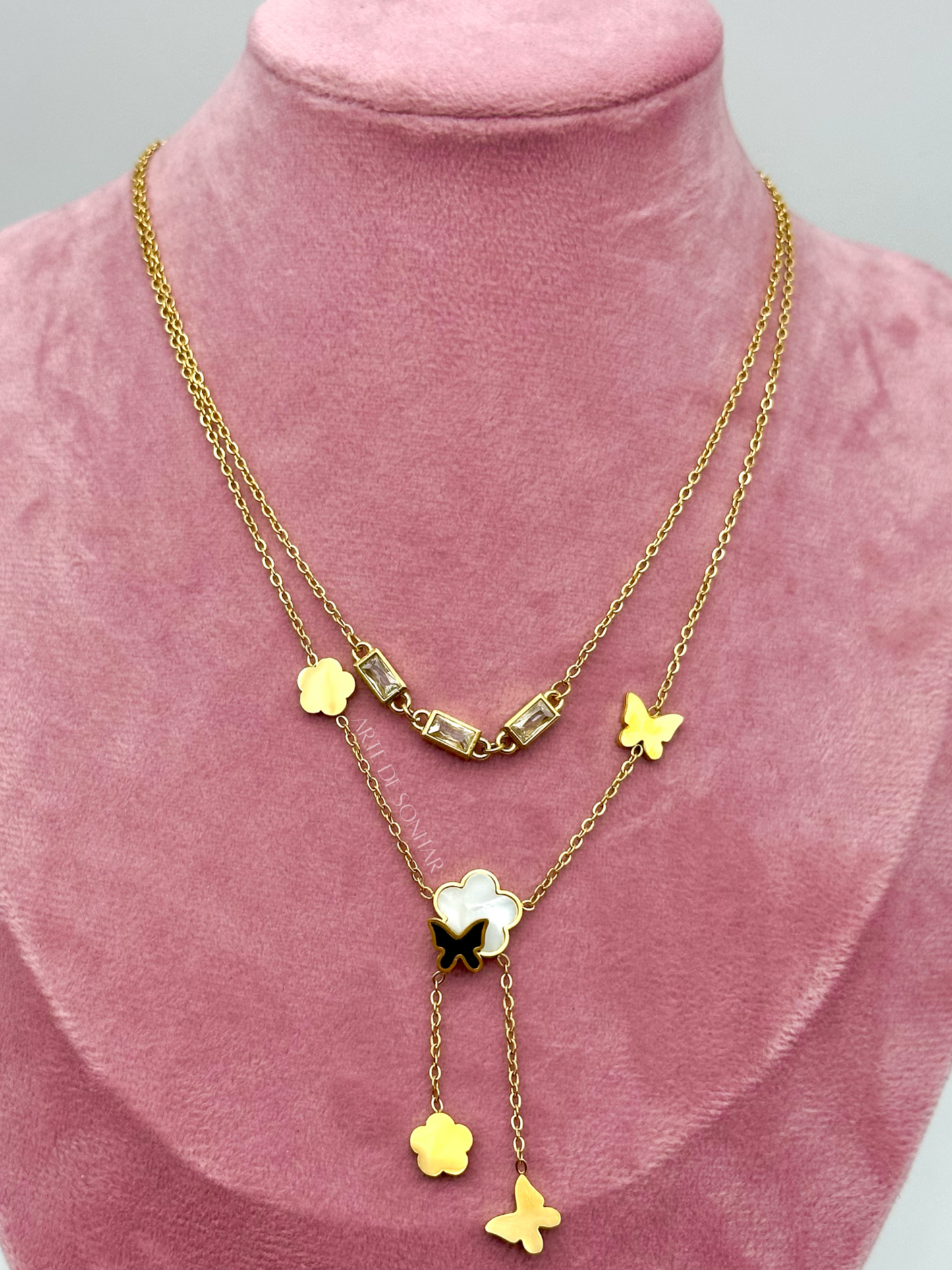 Colar Natureza Dourado