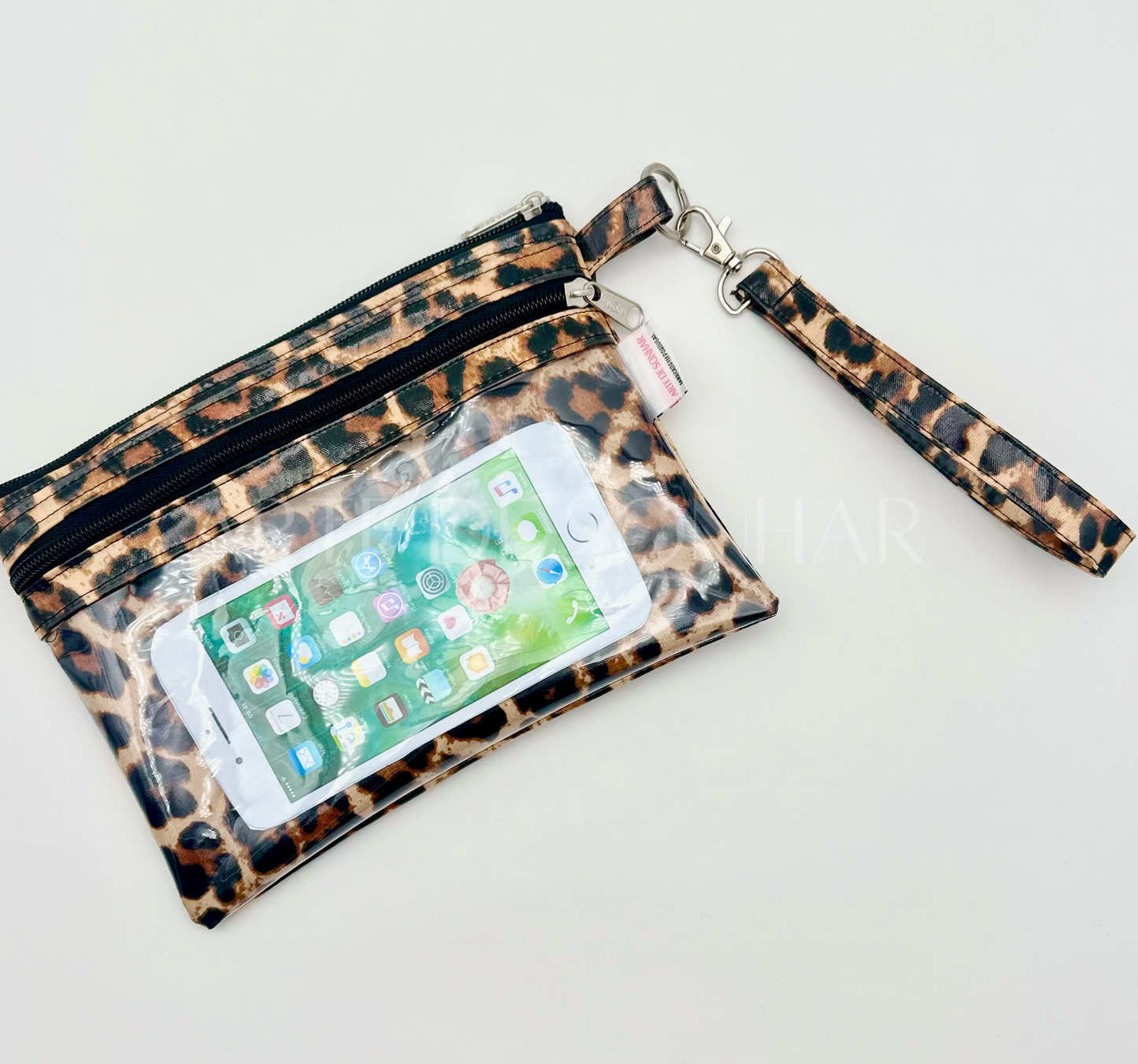 Bolsa de telemóvel/kobo de mão tigresa tamanho L