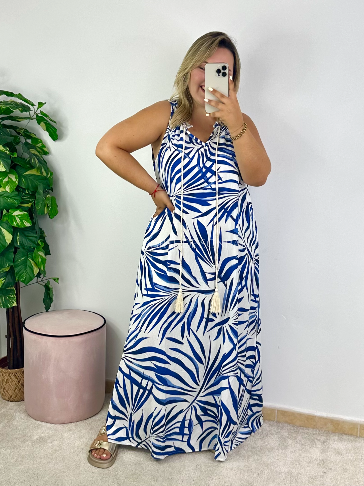 Vestido Folhas