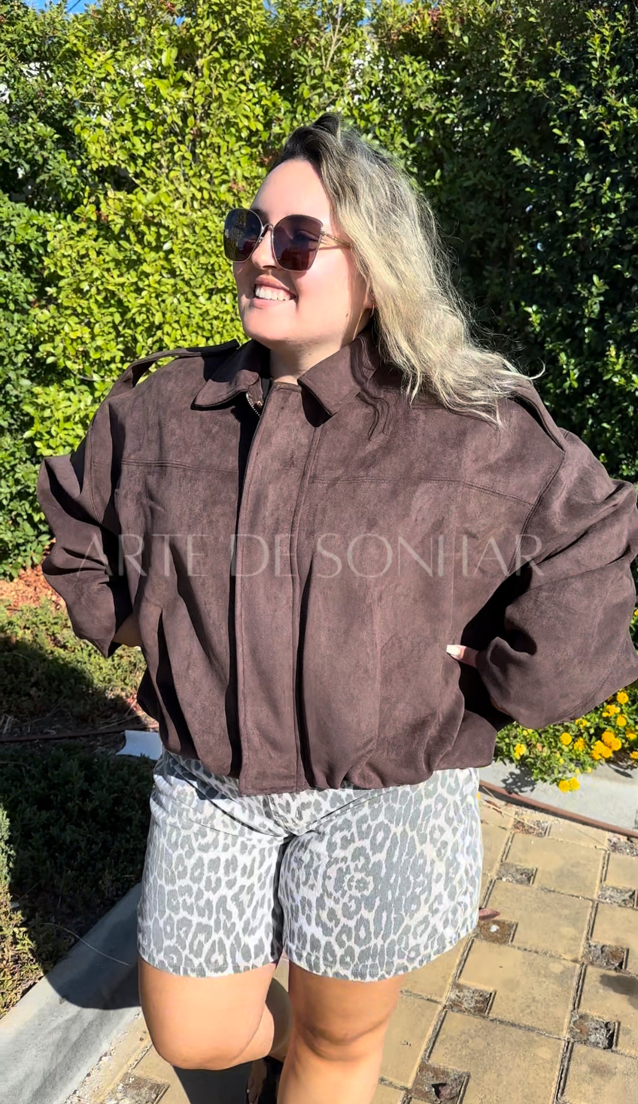Bomber Viral Castanho
