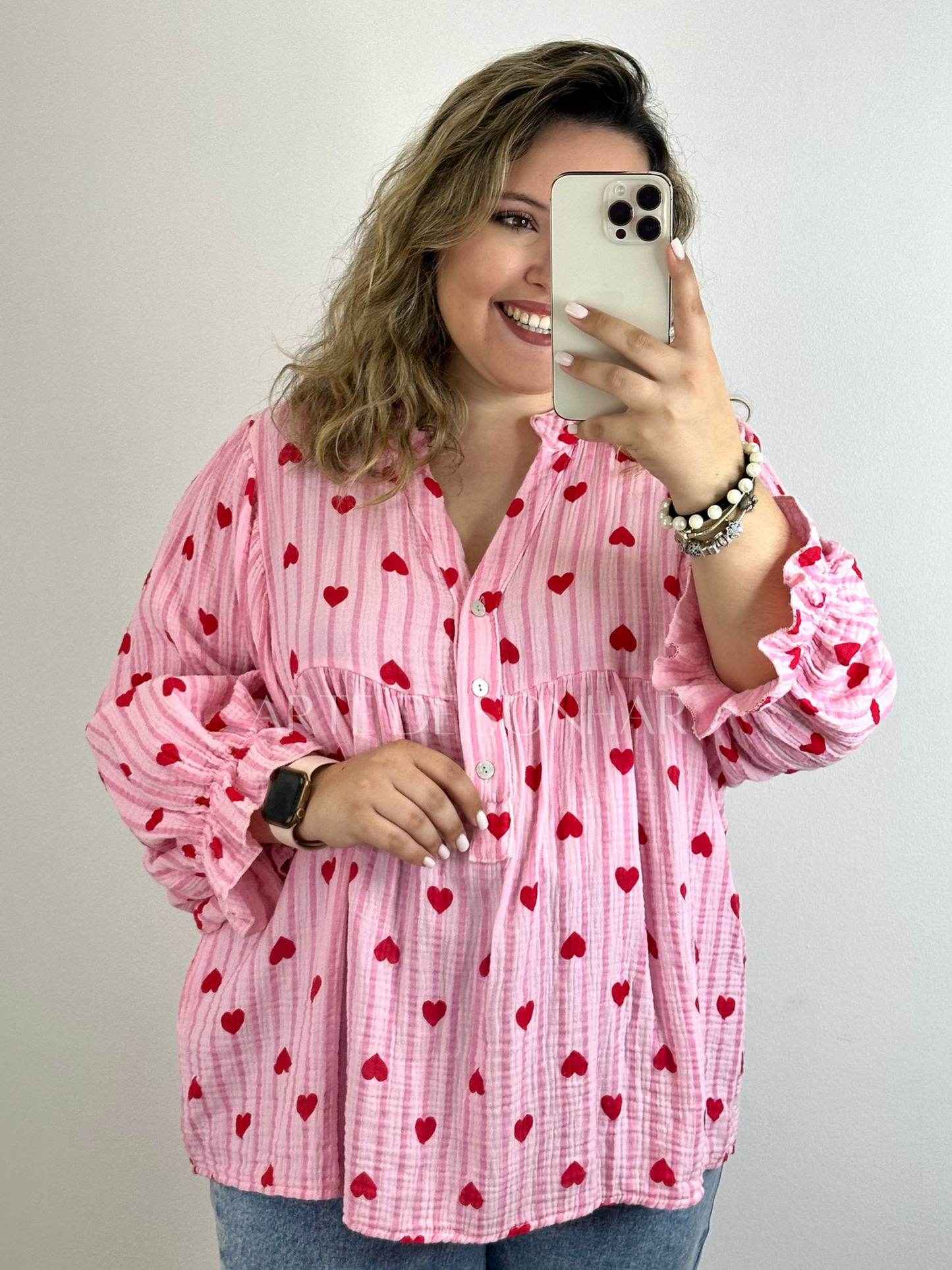 Blusa dos Corações
