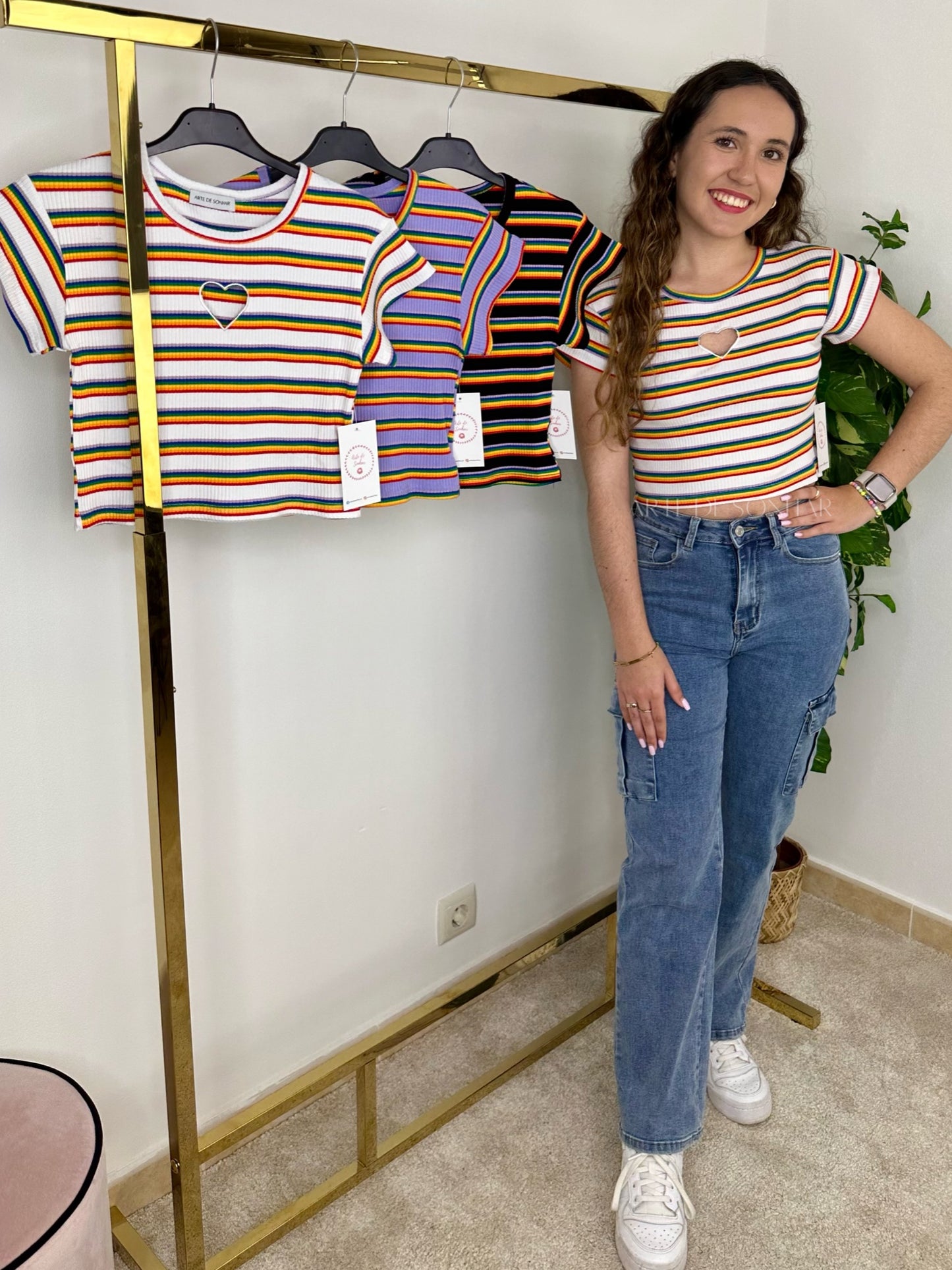 T-shirts arco-íris