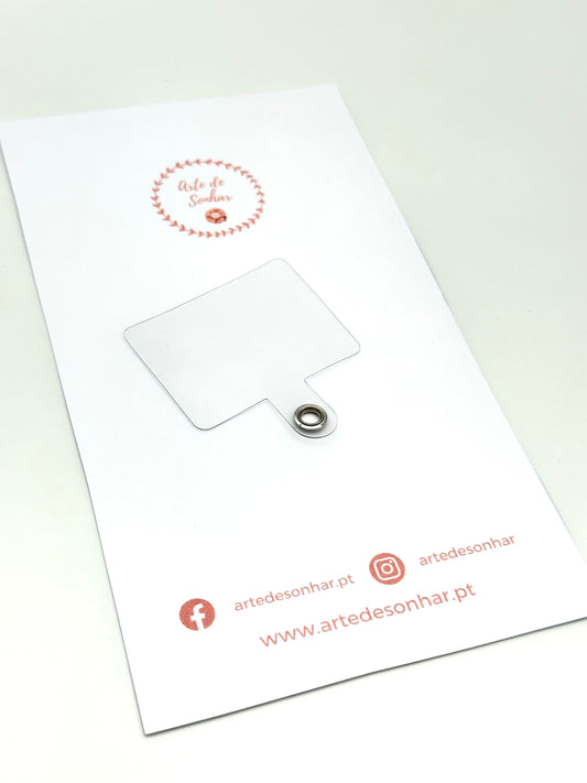 Peça plástica para colocar no telemóvel