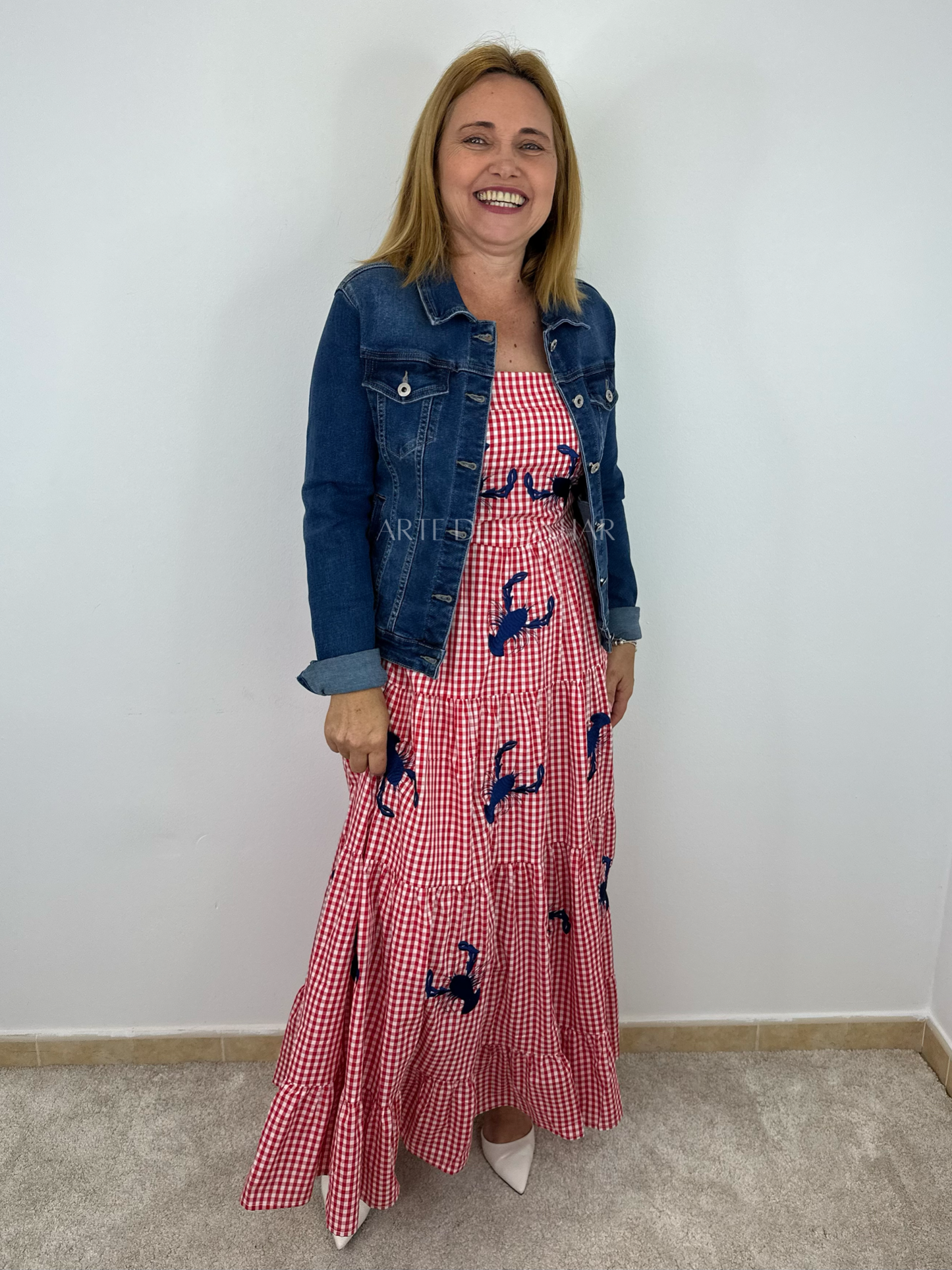 Vestido das lagostas