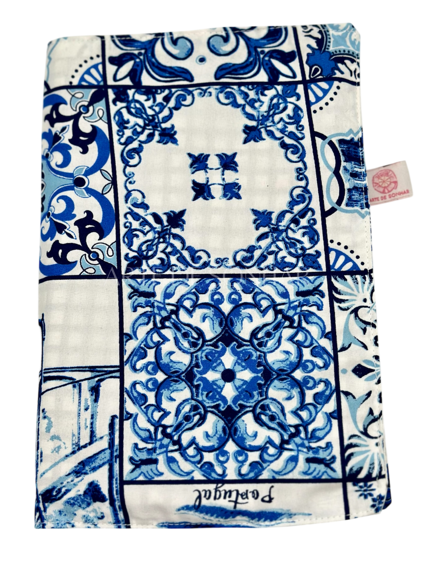 Capa de livro com azulejos