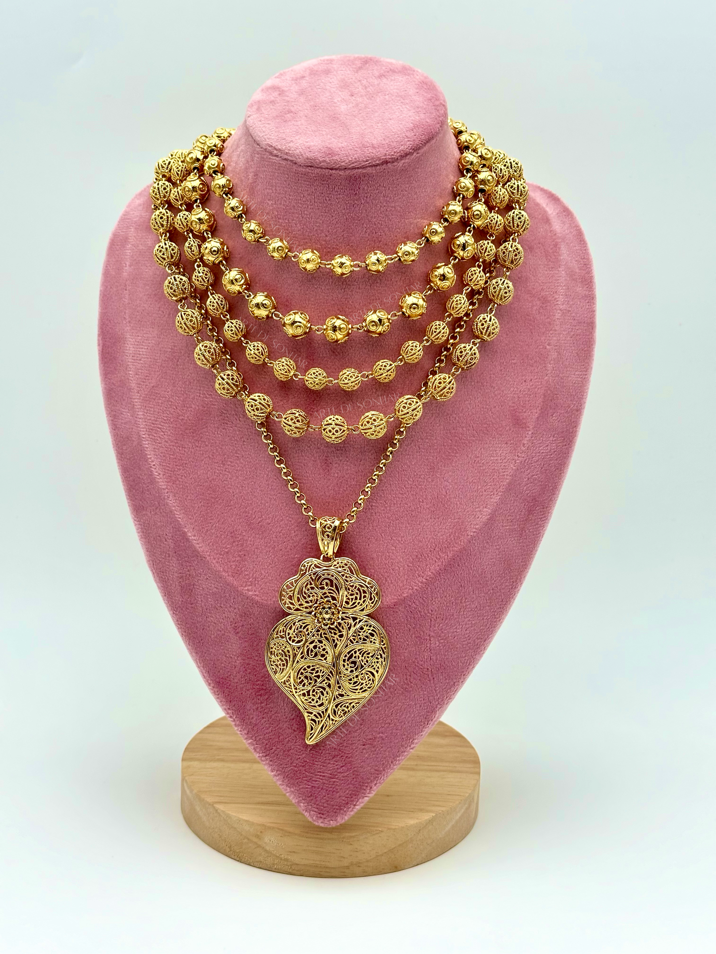 Colar contas de Viana 10 mm