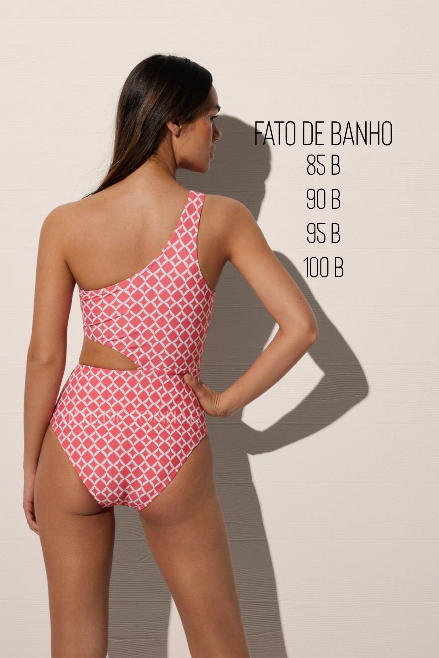 Fato de Banho losangulos com abertura de lado