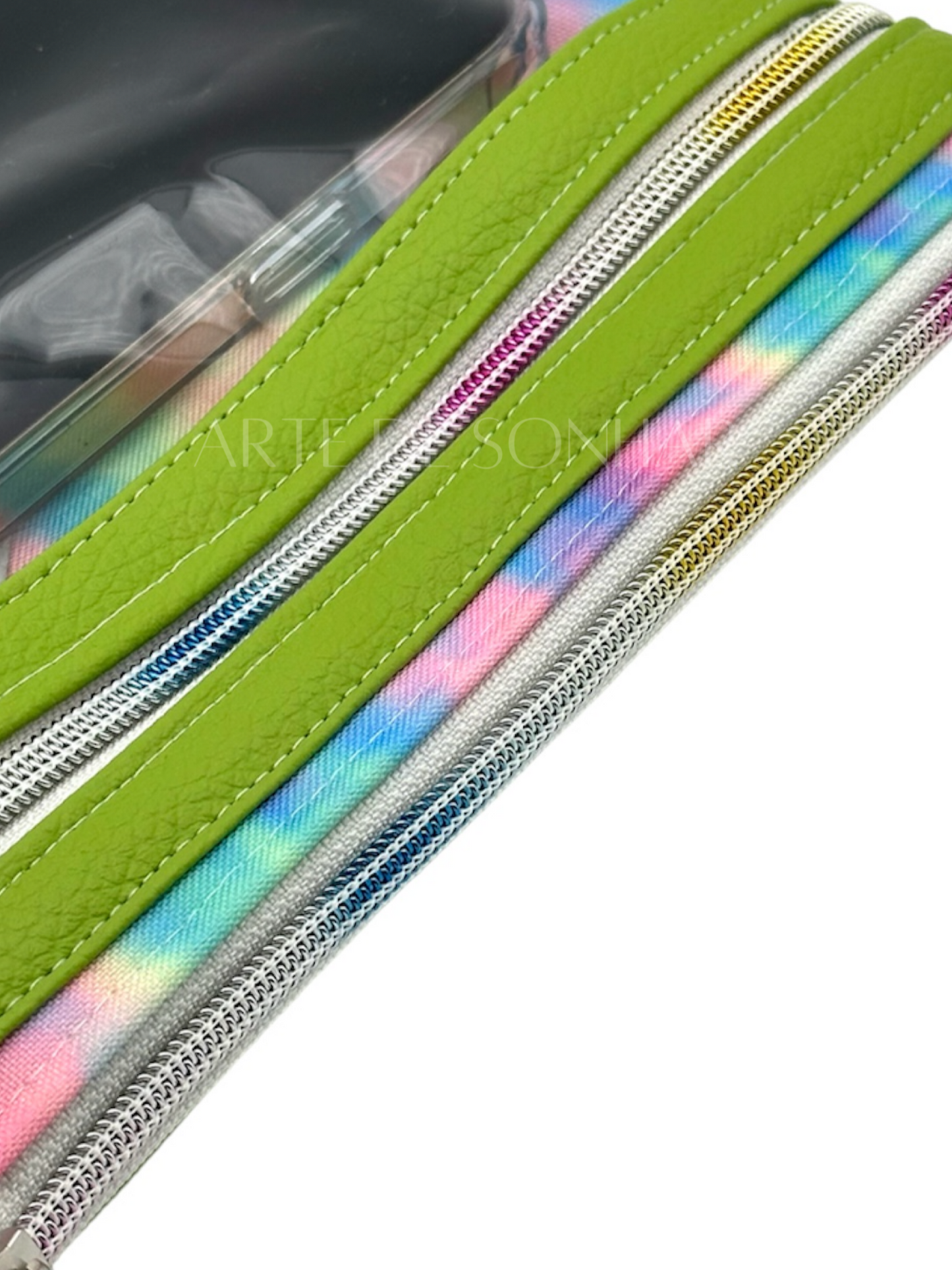 Bolsa de telemóvel de mão L holográfica