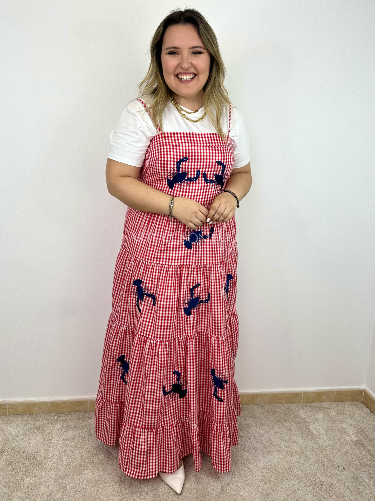 Vestido das lagostas