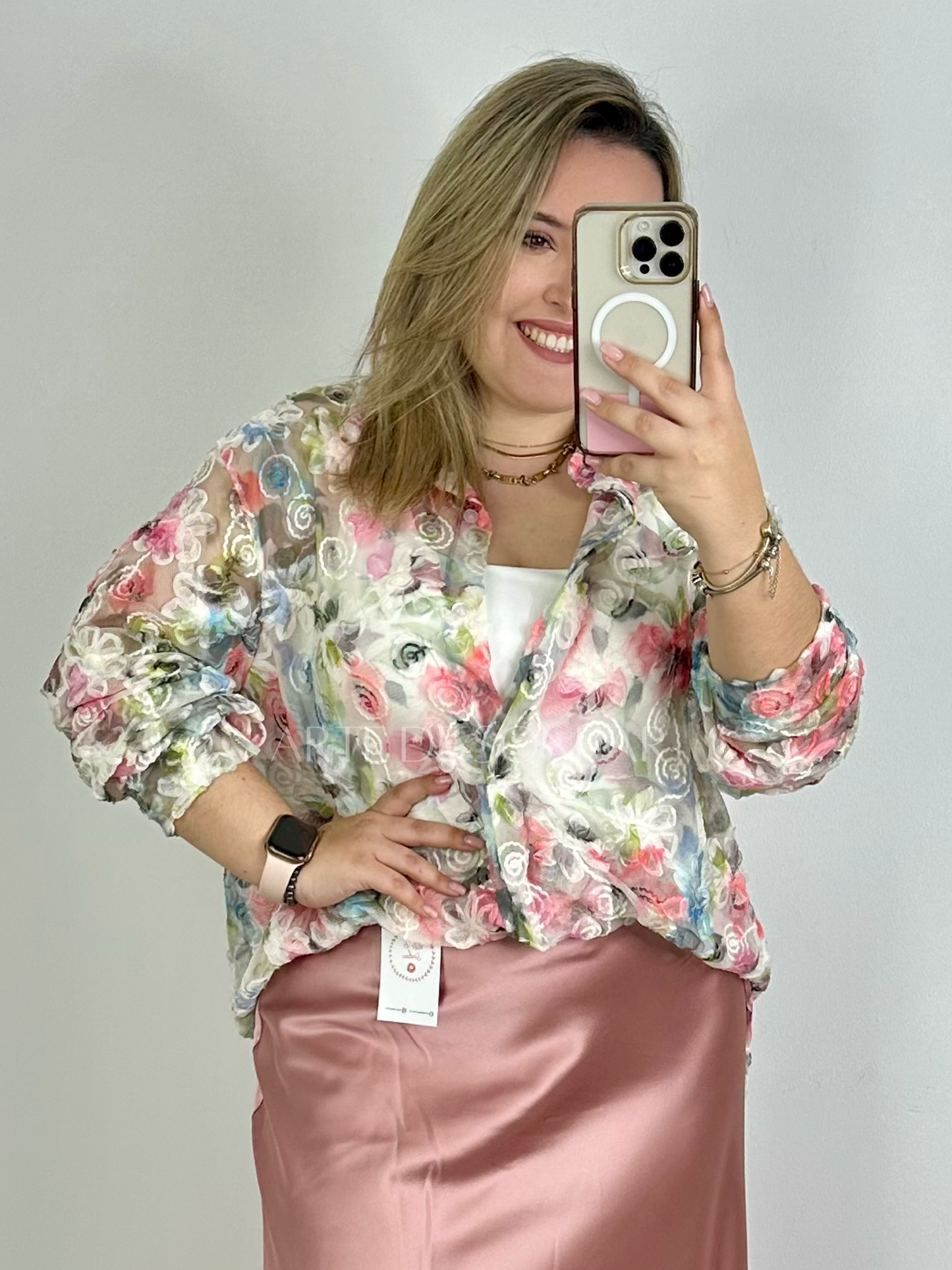Camisa das flores