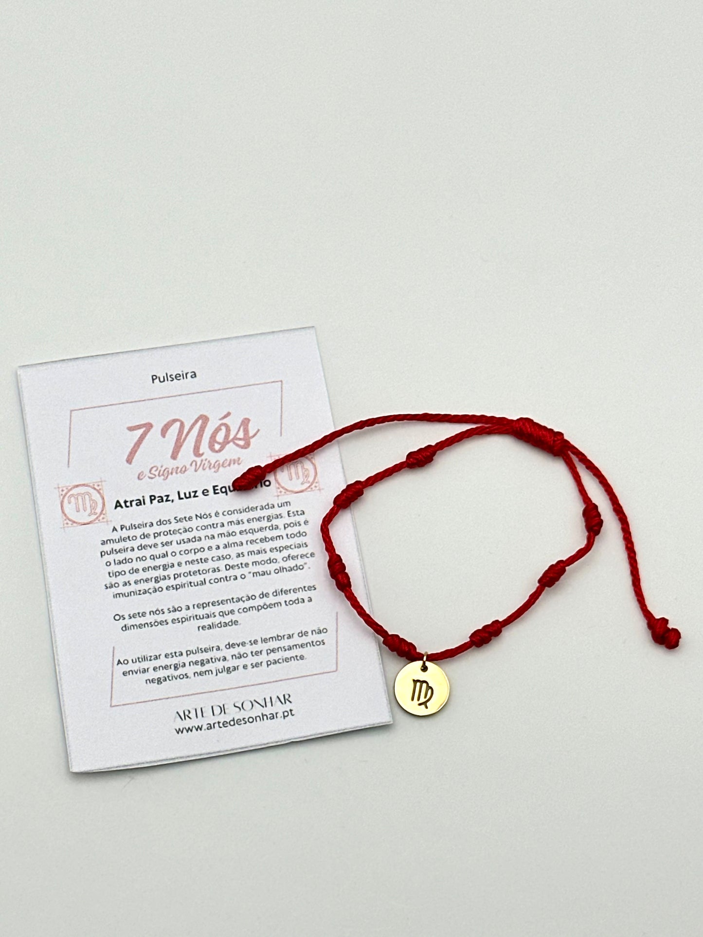 Pulseira 7 nós do signo Virgem