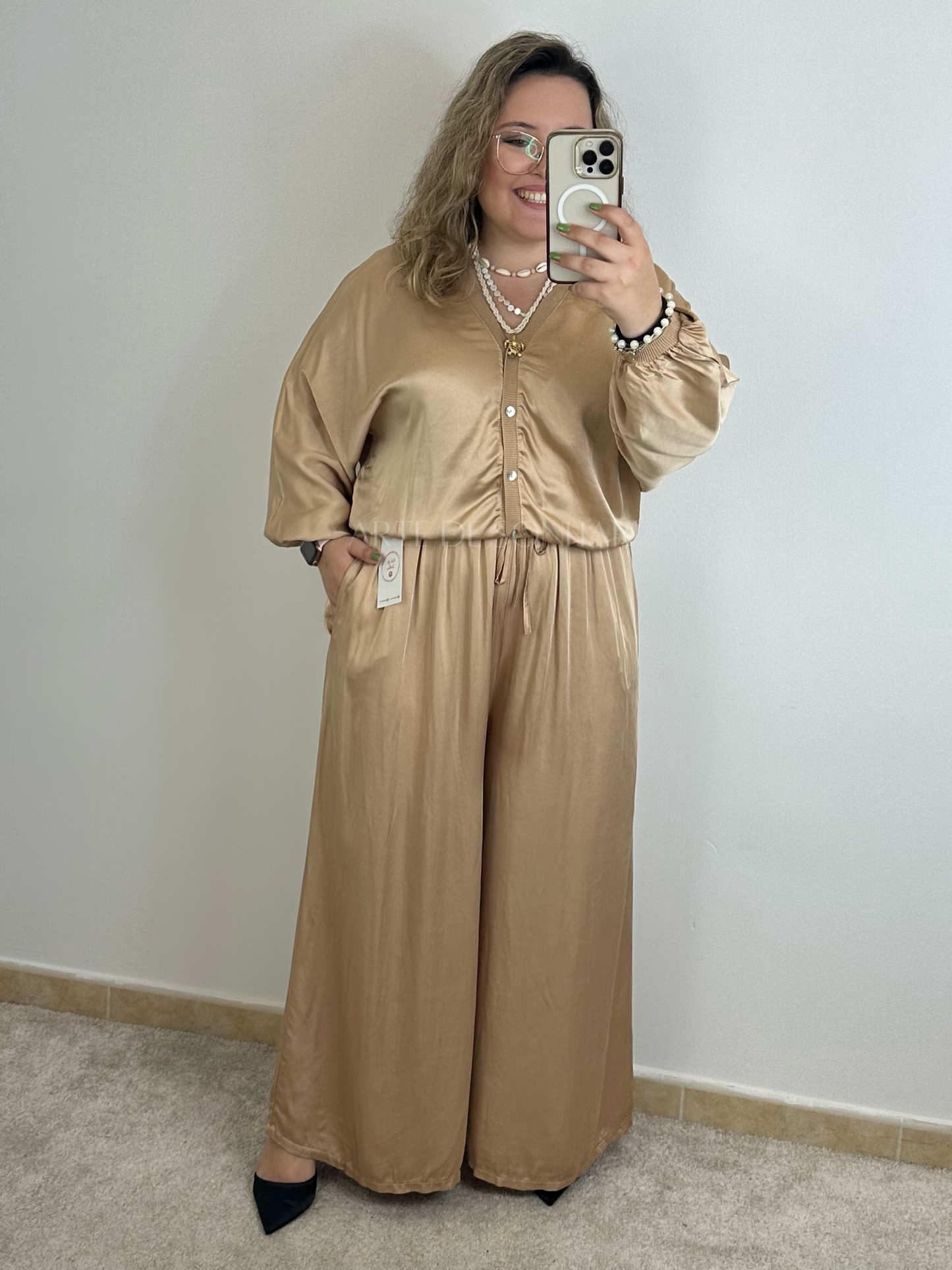 Bomber acetinado