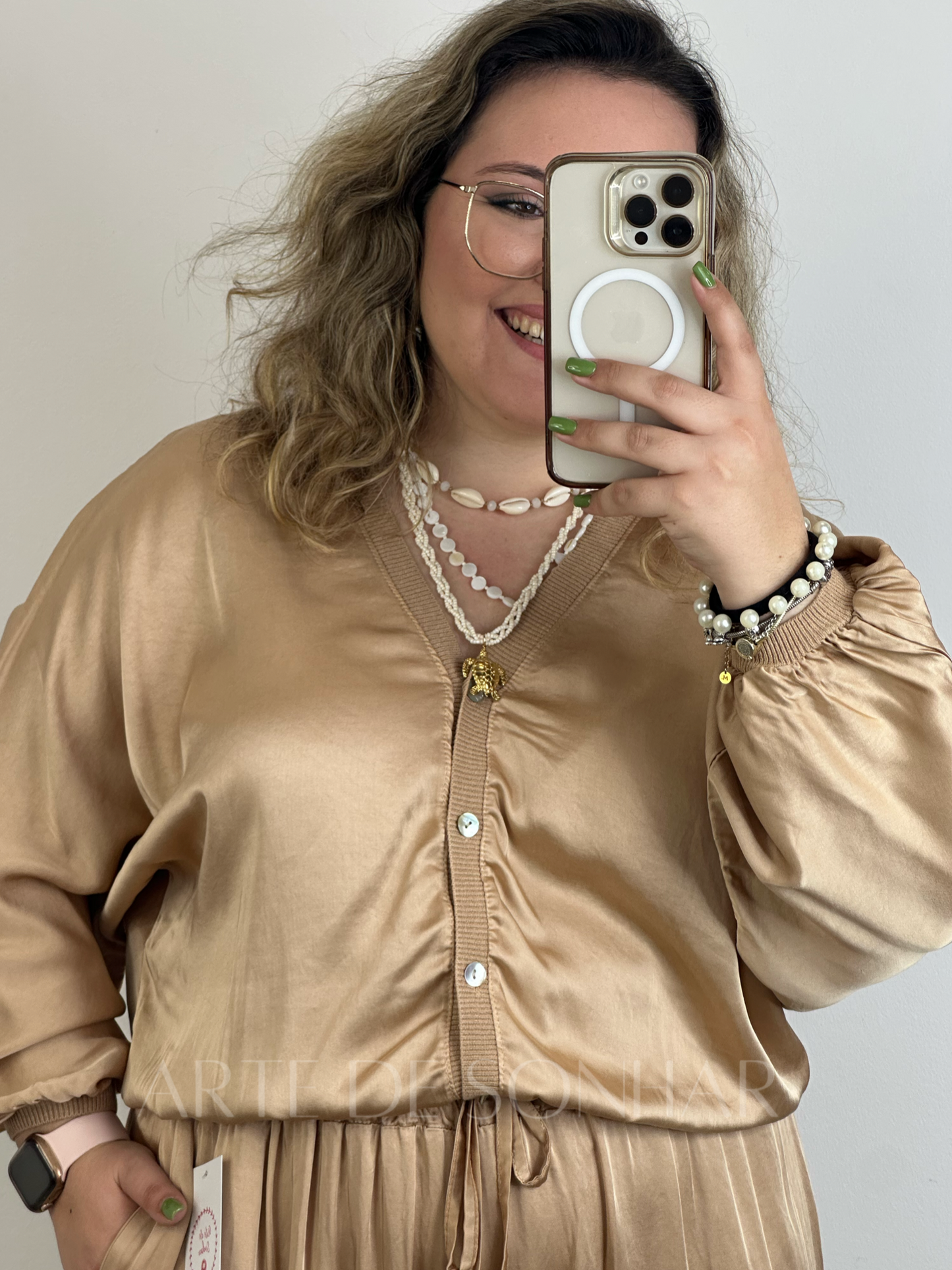 Bomber acetinado