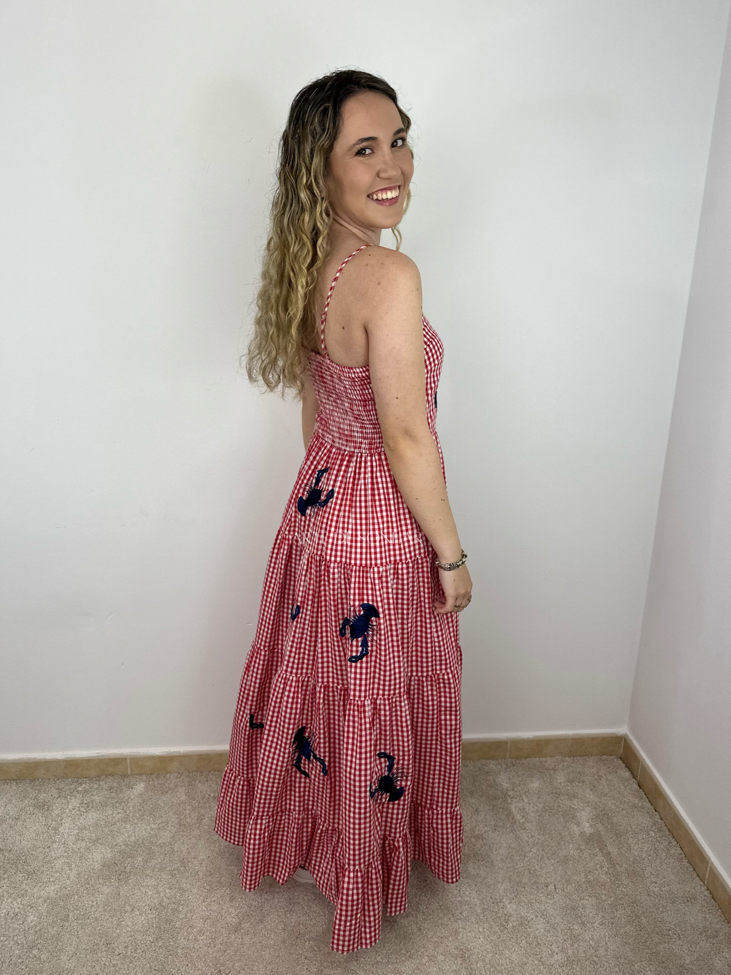 Vestido das lagostas