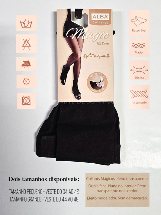 Collants Mágicos Tamanho Pequeno (34-42) 🇵🇹