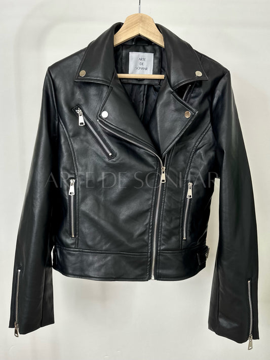 Casaco de Napa com fechos