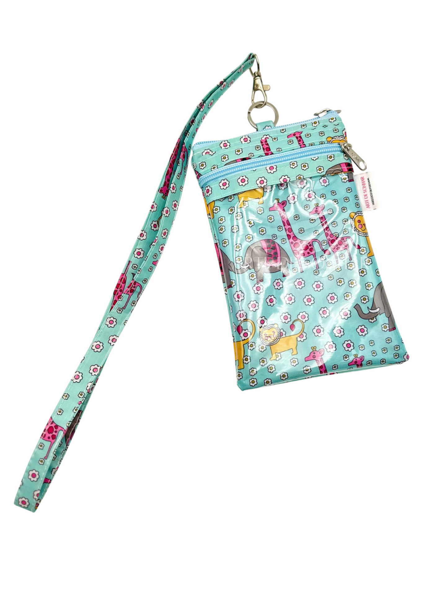 Bolsa de telemóvel de pescoço M com animais