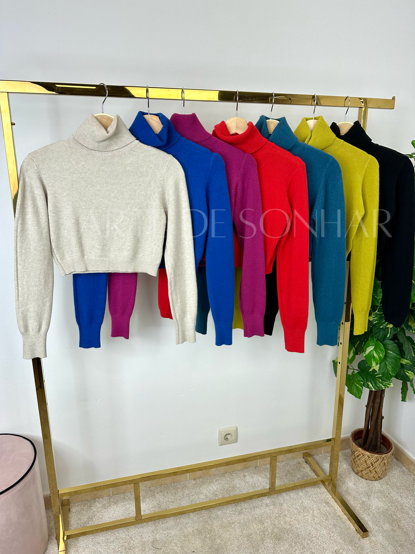 Camisola básica curta