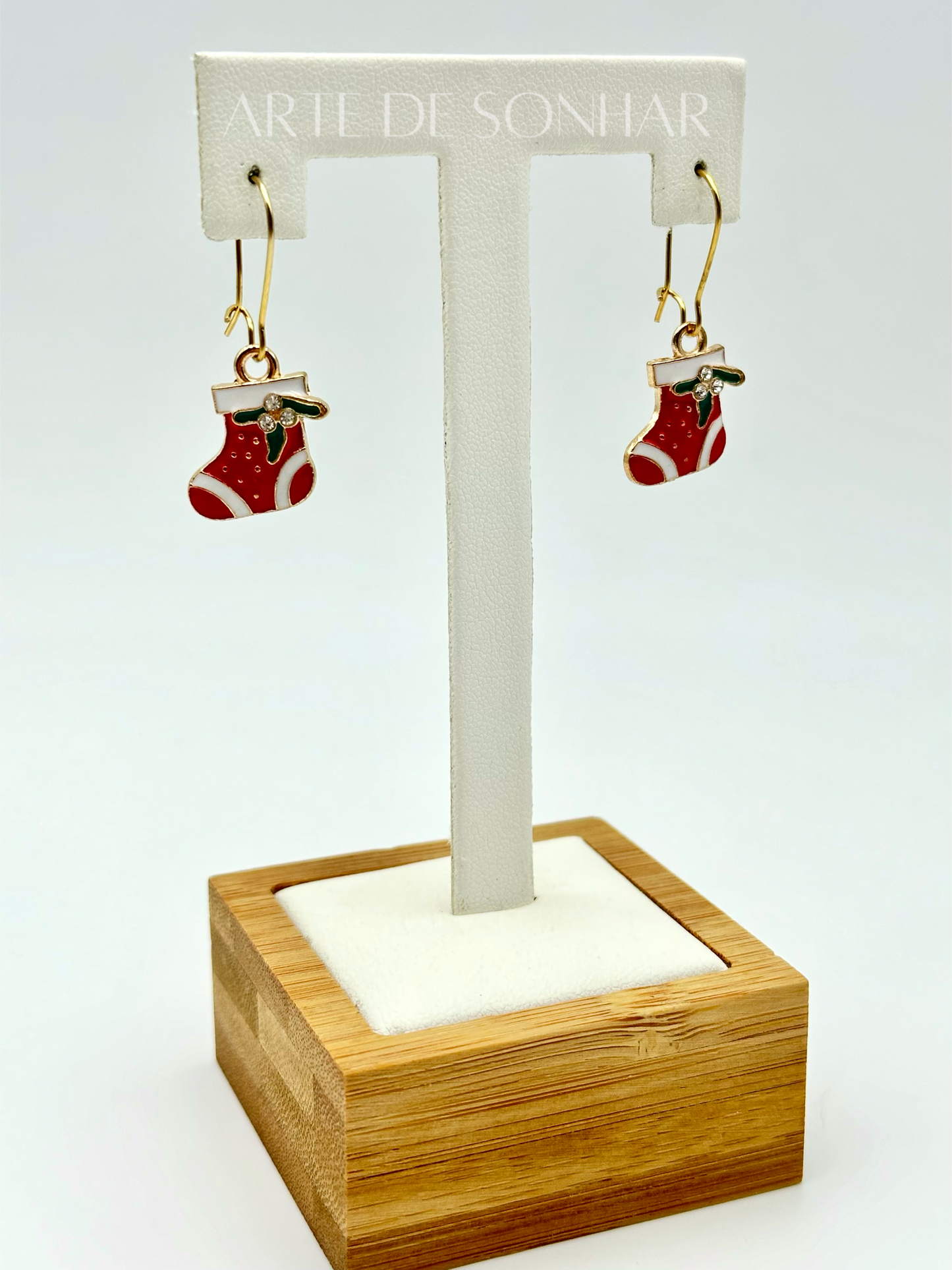 Brincos da Bota de Natal