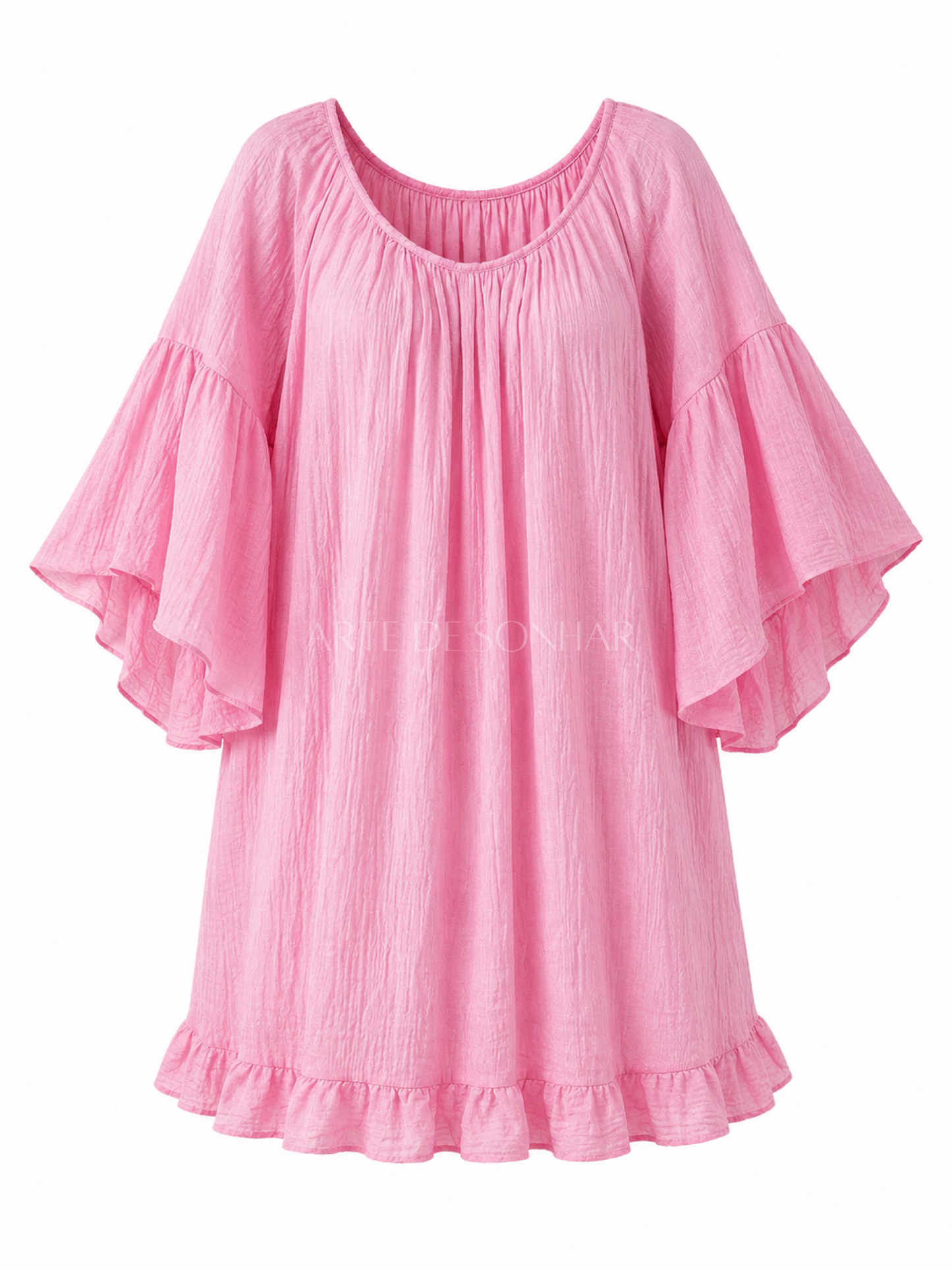 Vestido Verão Rosa