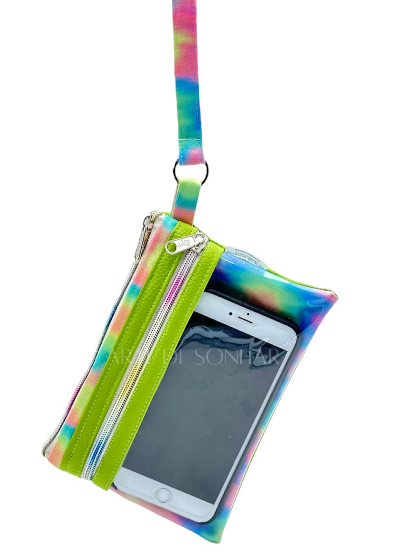 Bolsa de telemóvel de mão M holográfica