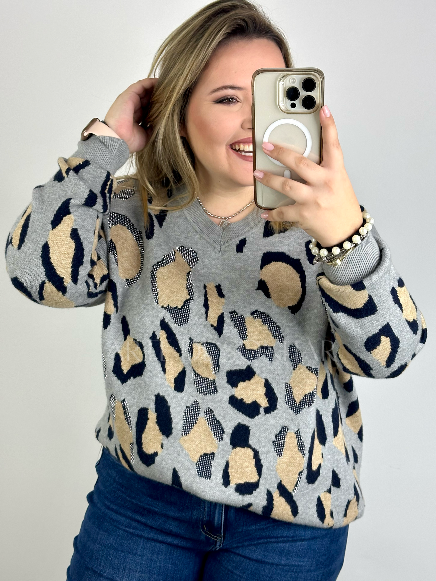 Camisola tigresa com brilhantes