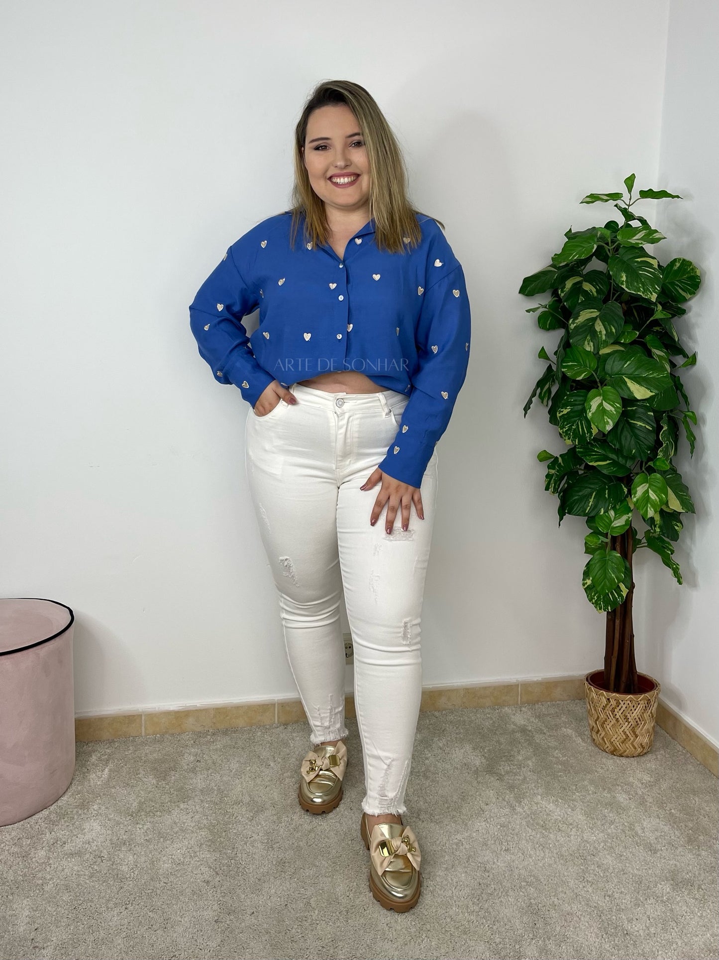 Camisa dos corações