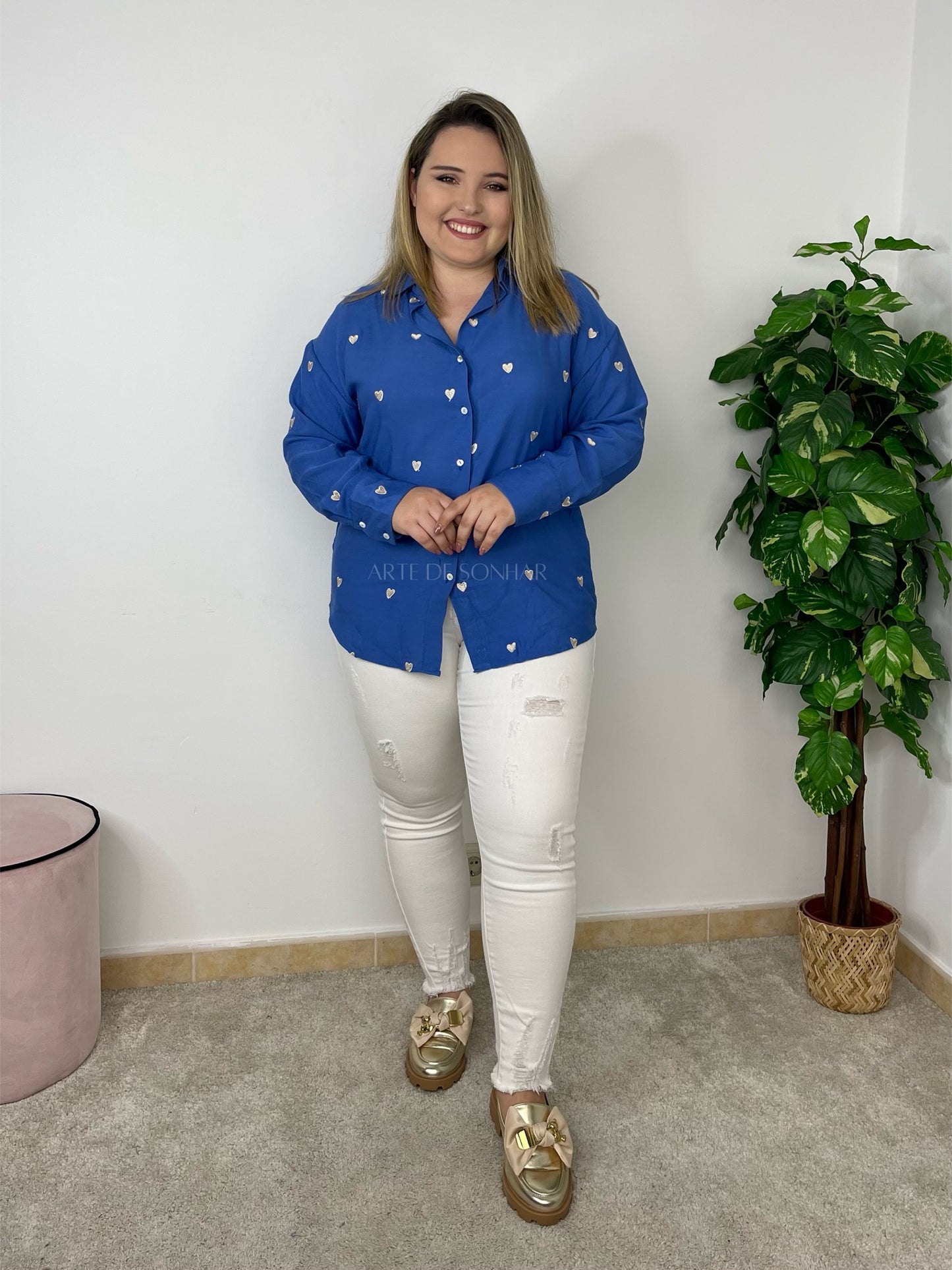 Camisa dos corações