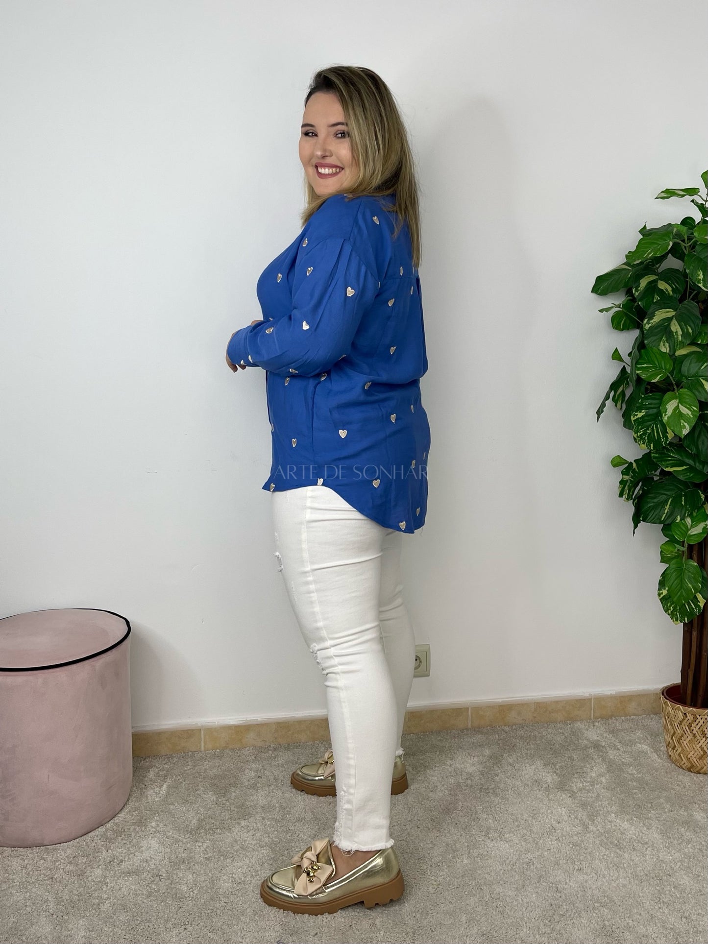 Camisa dos corações