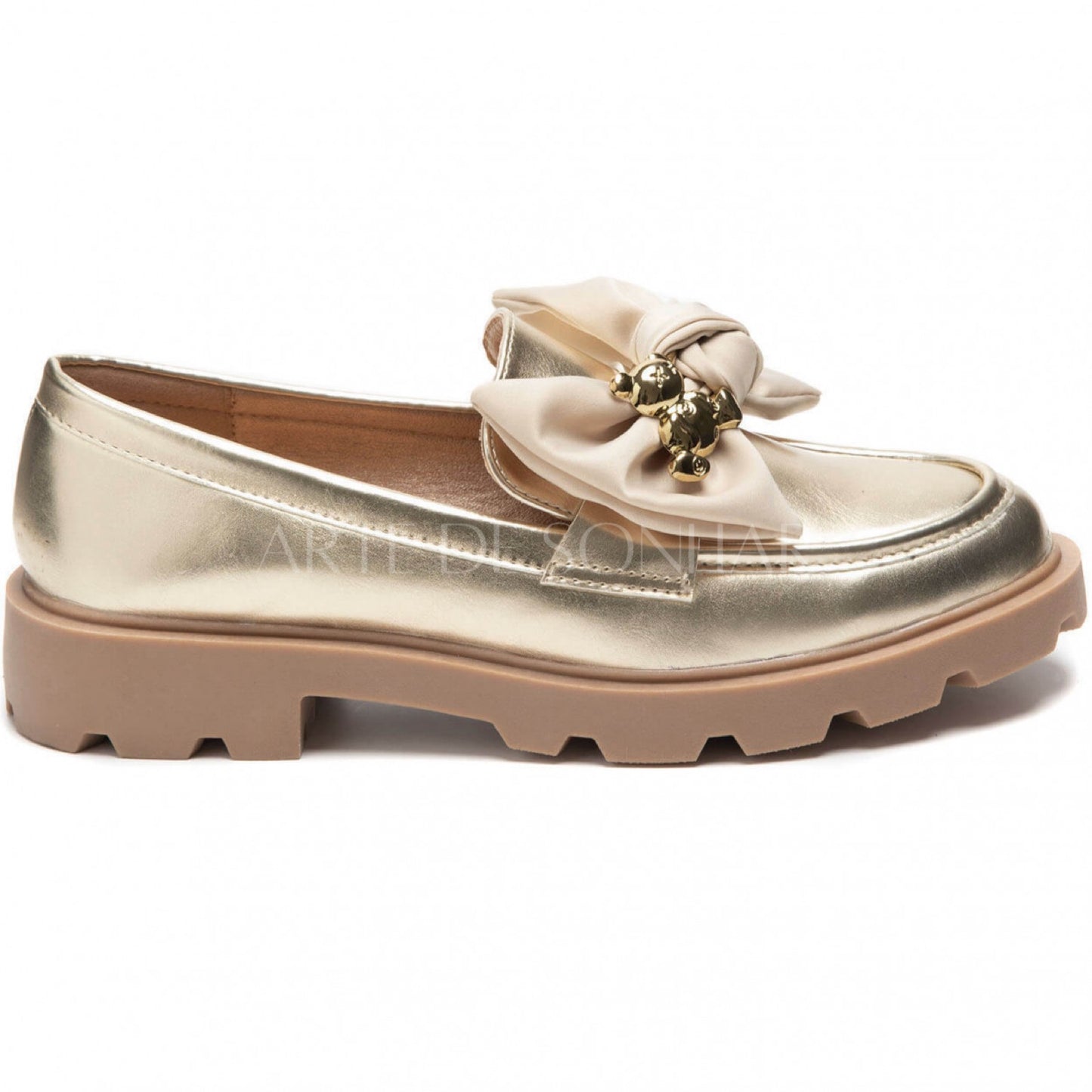 Sapatos com laço e ursinho