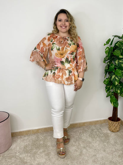 Blusa de flores