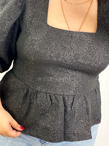 Blusa princesa preta