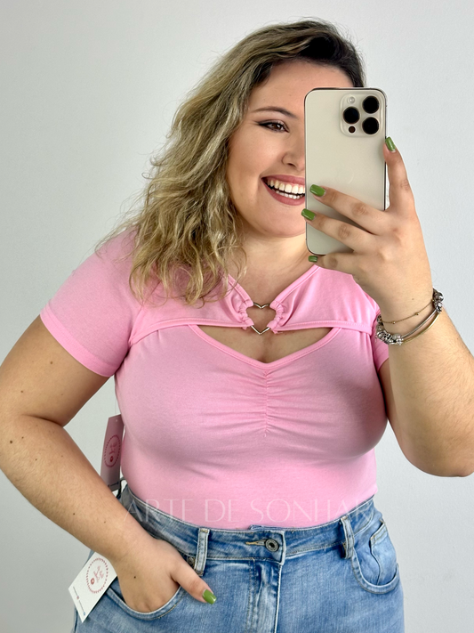 T-shirt coração