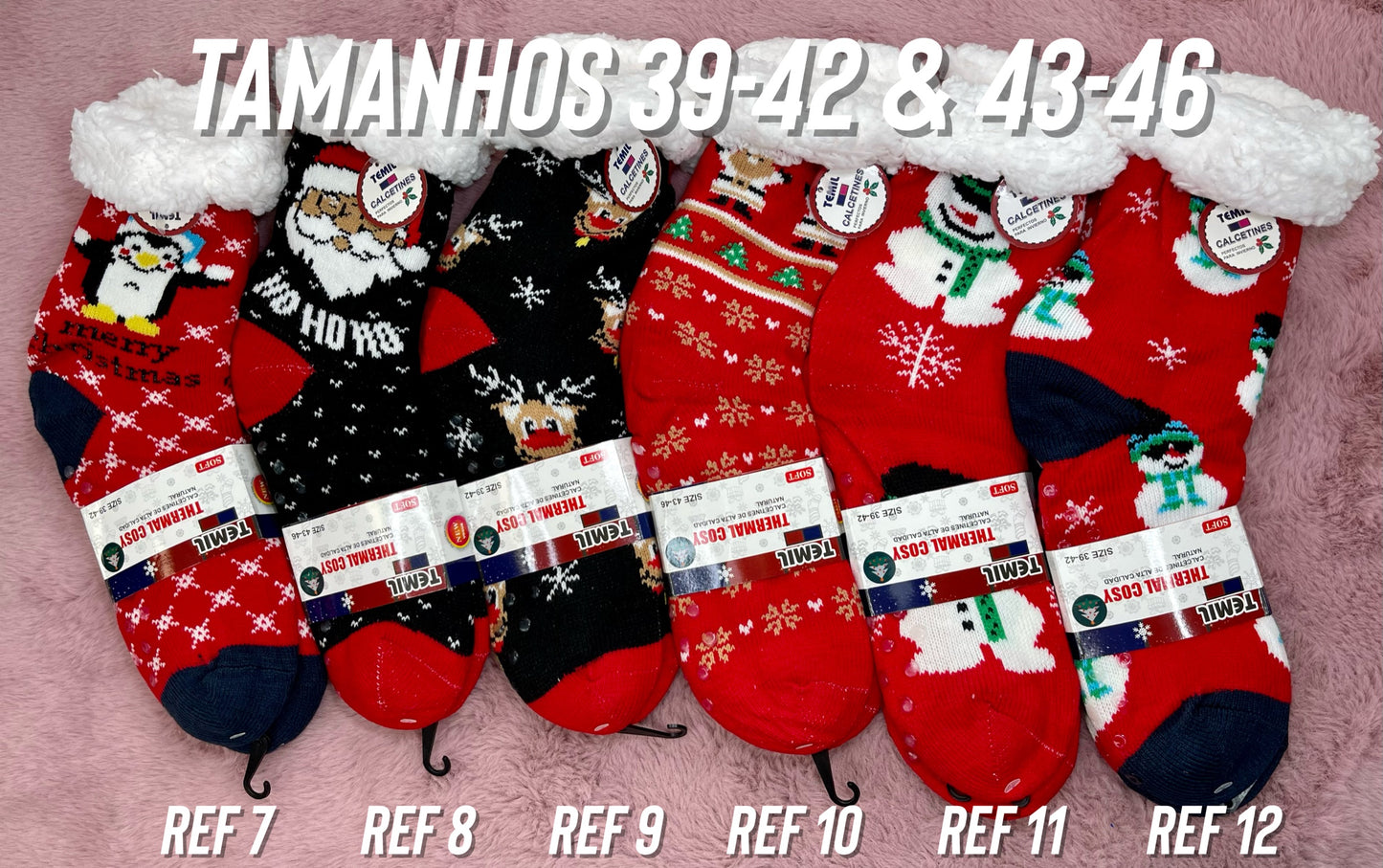 Meias de Natal com pelinho