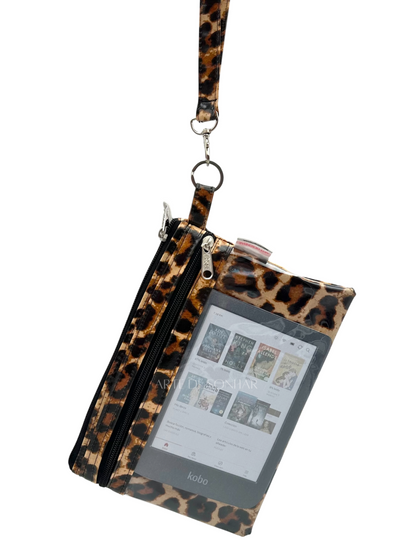 Bolsa de telemóvel/kobo de mão tigresa tamanho L