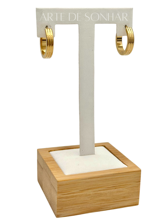 Argolas estilo riscadas