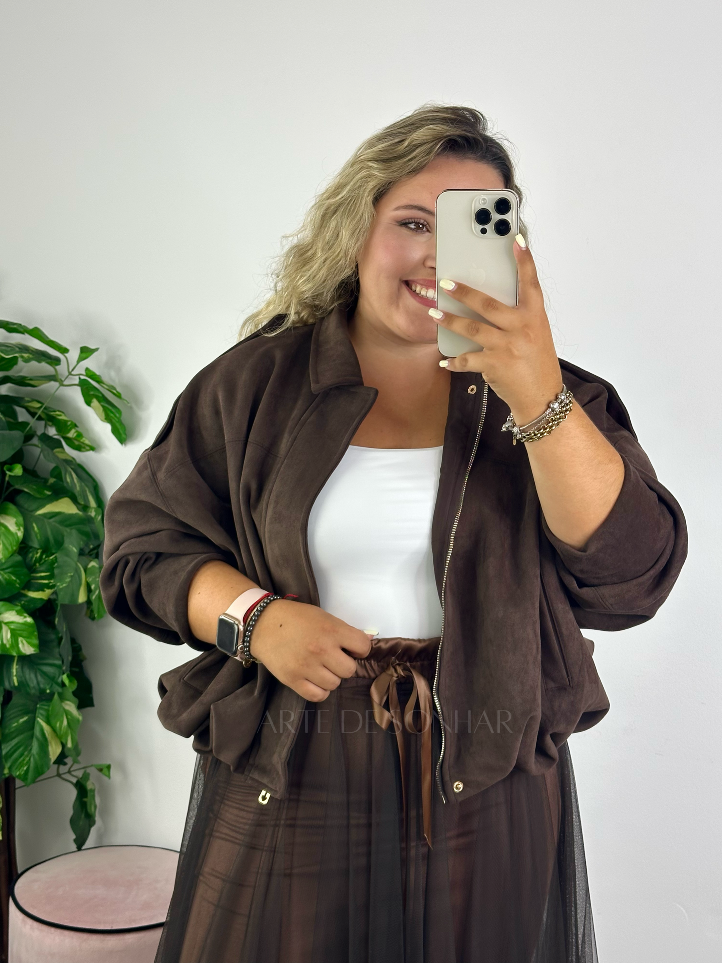 Bomber Viral Castanho